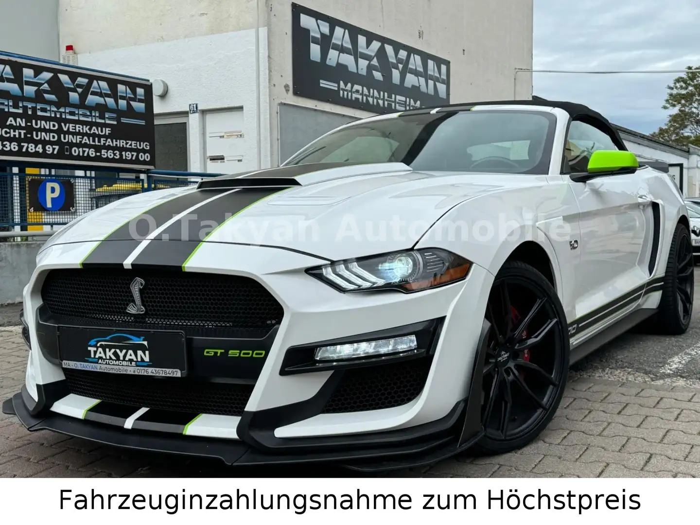 Ford Mustang GT Convertible Weiß - 1