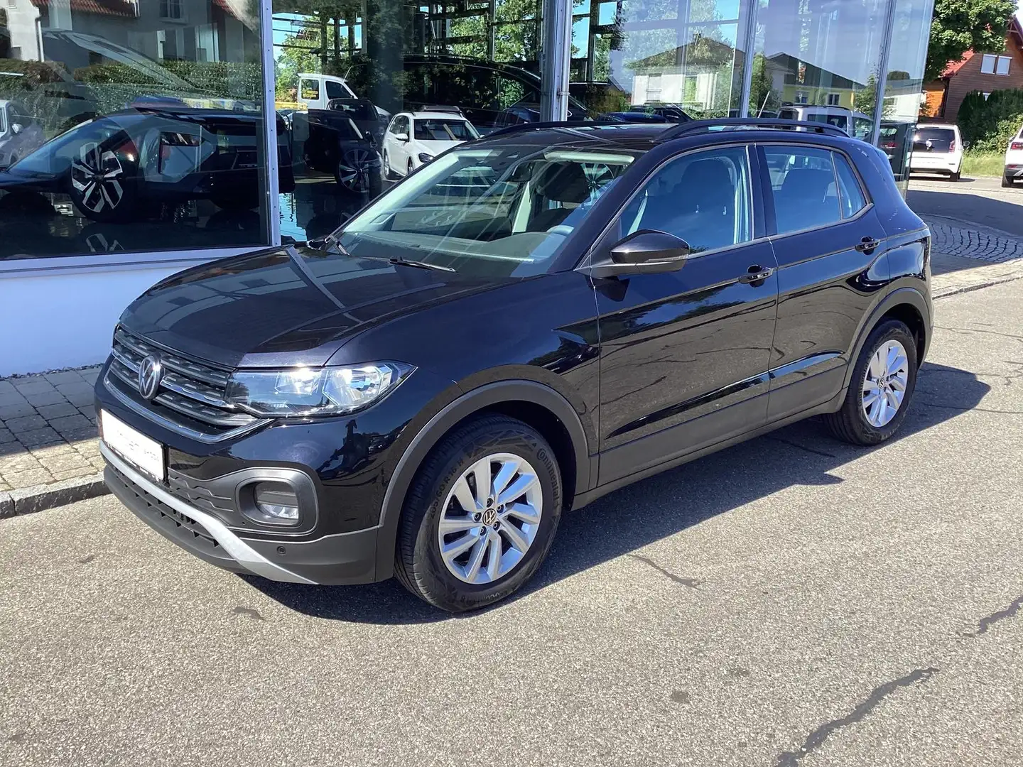 Volkswagen T-Cross 1.0 TSI DSG Life/DAB/PDC v+h/SHZ/Navi Schwarz - 1