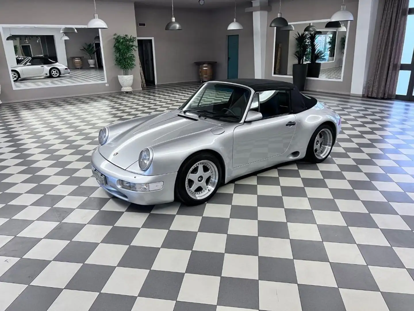 Porsche 964 911 3.6 STROSEK Carrera 2 Cabriolet Argent - 1