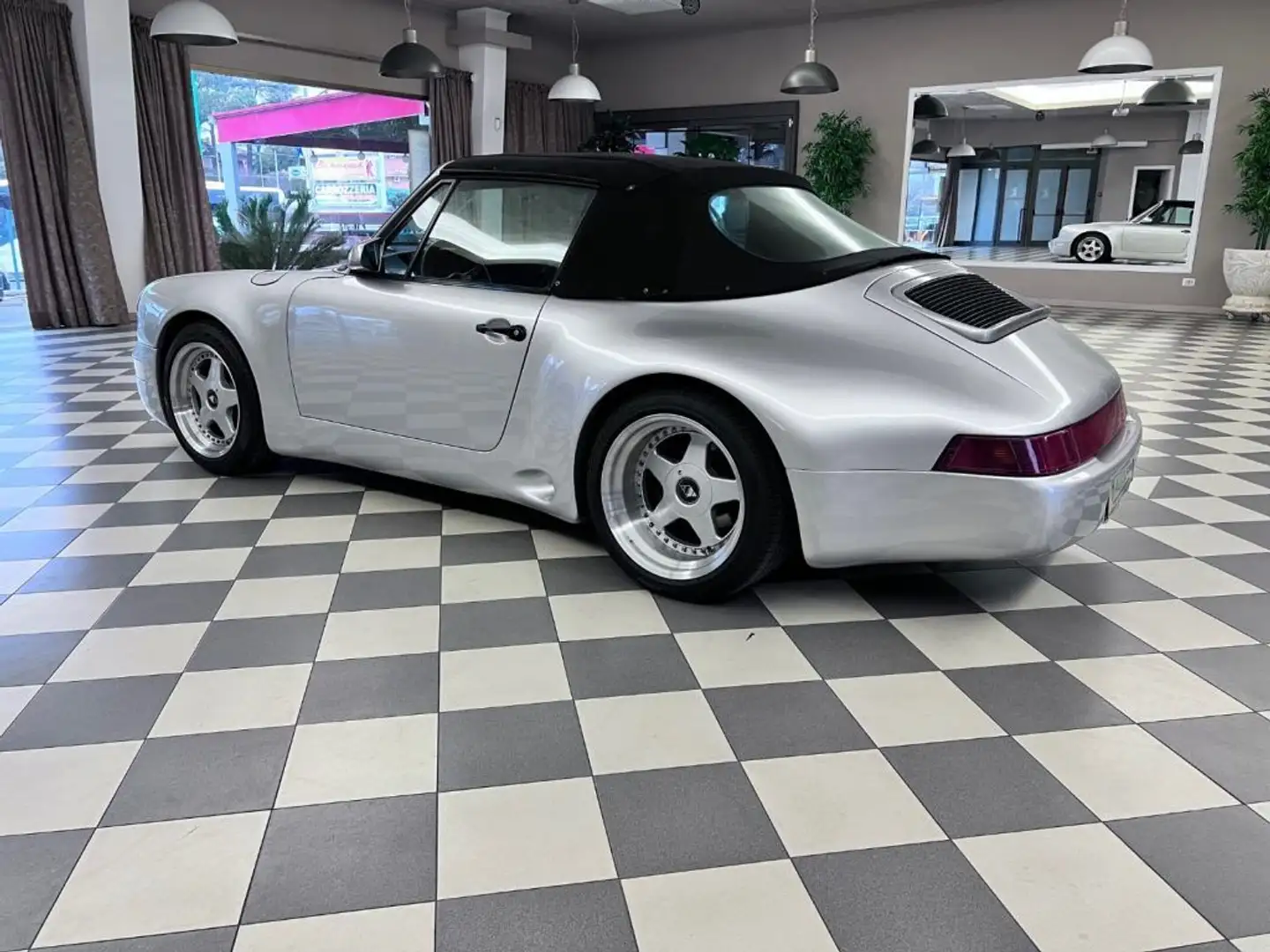 Porsche 964 911 3.6 STROSEK Carrera 2 Cabriolet Argent - 2