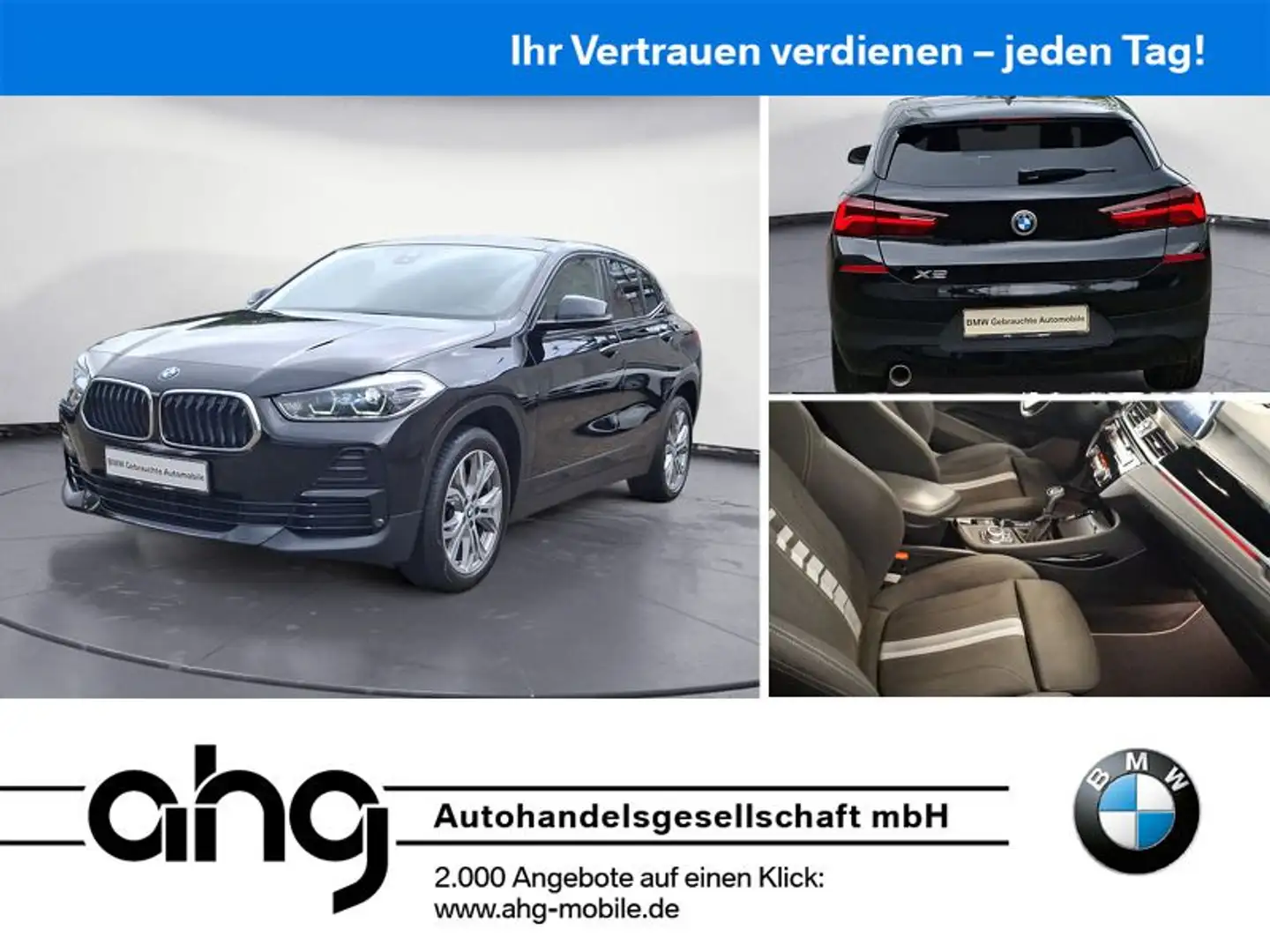 BMW X2 sDrive18i Advantage Plus Klimaaut. Sportsitze Schwarz - 1