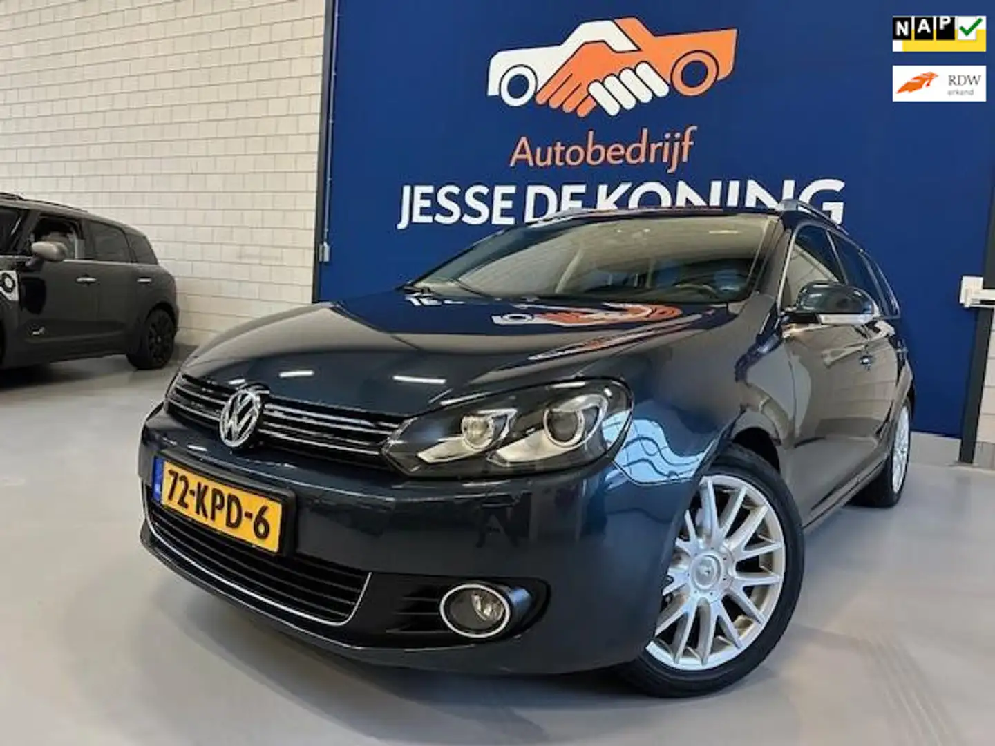 Volkswagen Golf Variant 1.4 TSI Highline Automaat / bj.2010/ navigatie/tre Blau - 1