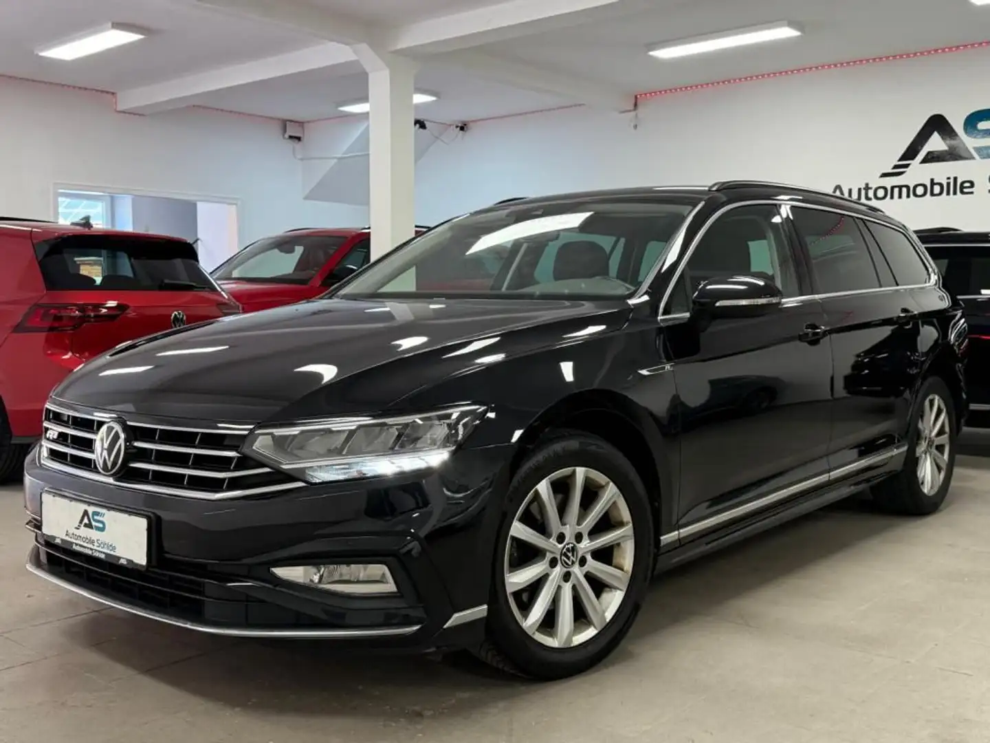 Volkswagen Passat 2.0 TDi R-line DSG Navi/LED/AHK/Kamera/AC Negro - 2