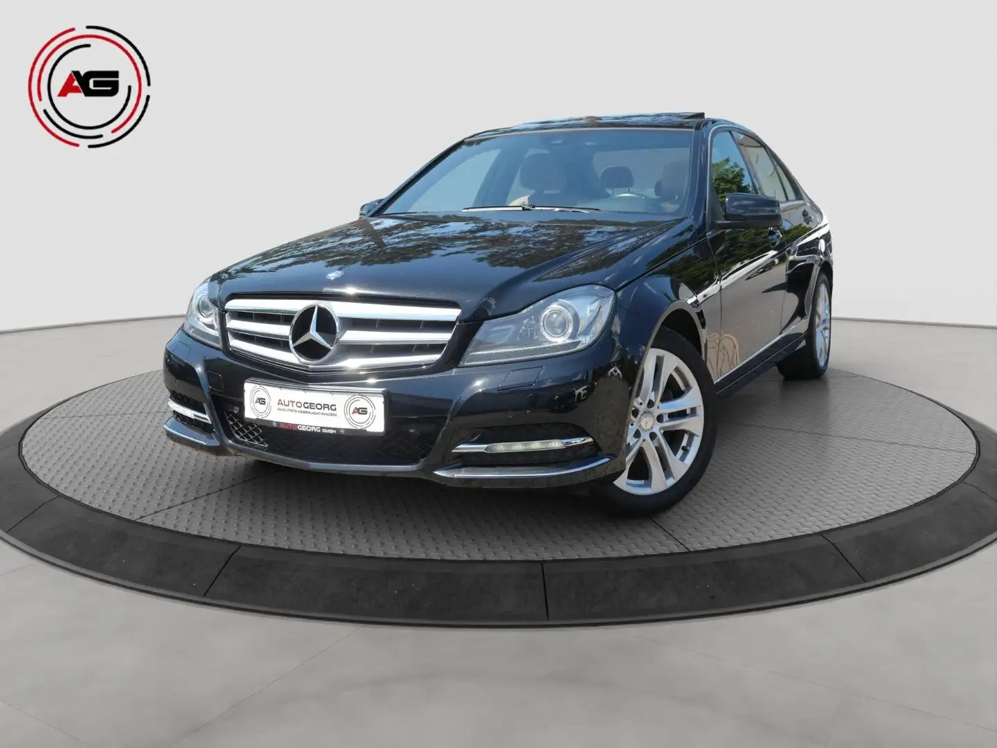 Mercedes-Benz C 250 CDI 4Matic 7GT NAVI XENON GLASDACH AHK PTS Black - 1