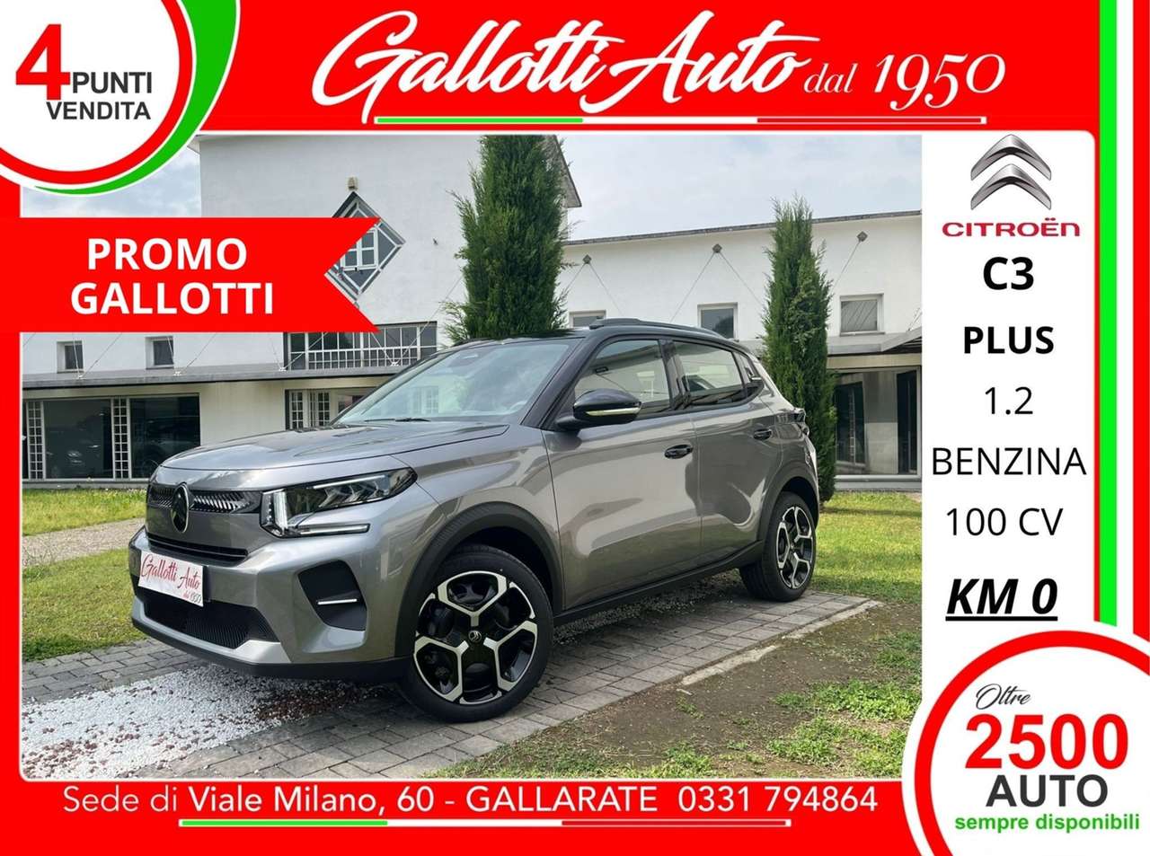 Citroen C3 Plus turbo s&s 100cv - PRMO GALLOTTI