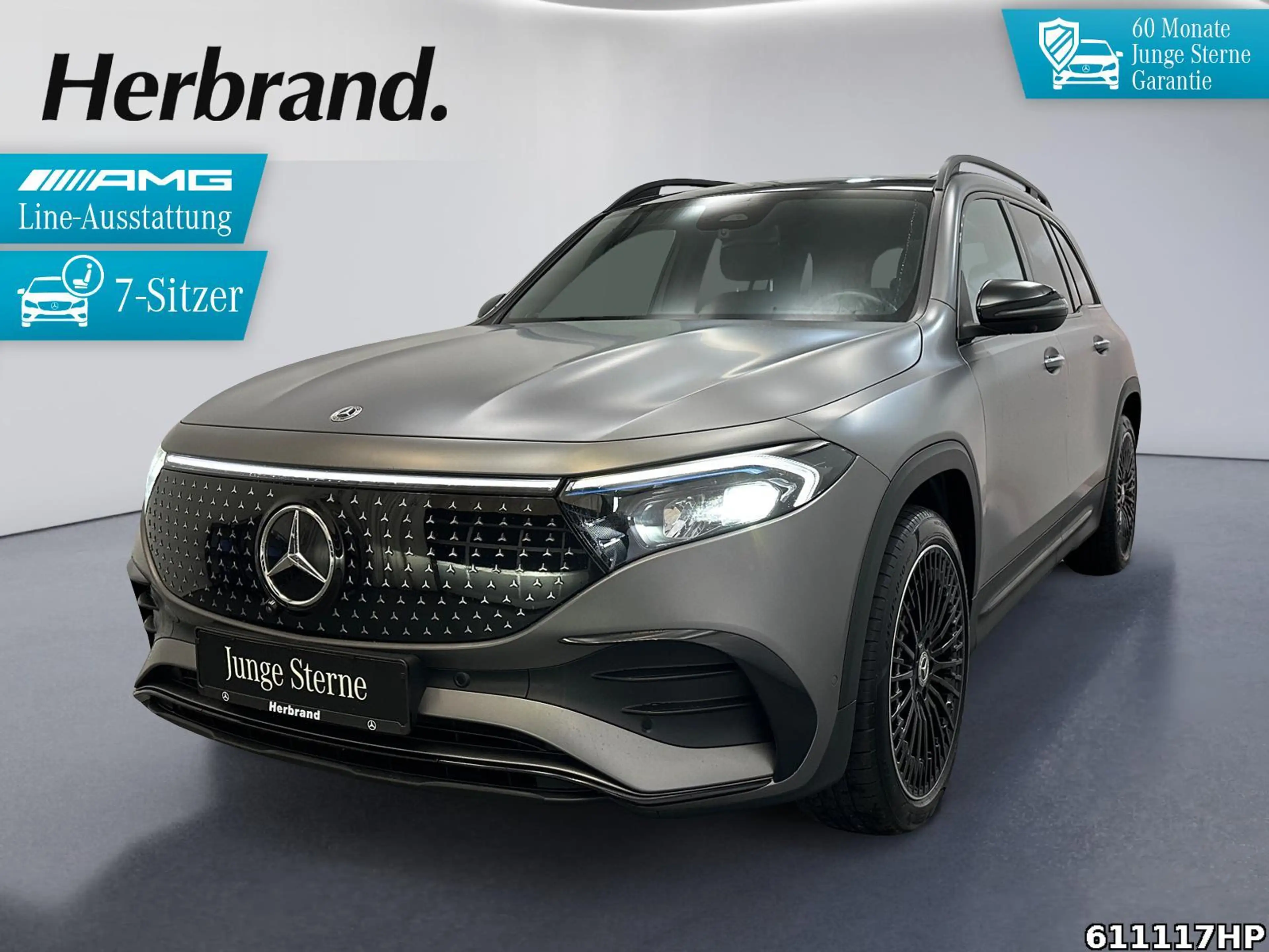 Mercedes-Benz EQB 350 4M AMG Night 7 Sitzer Pano HUD 360° 20"