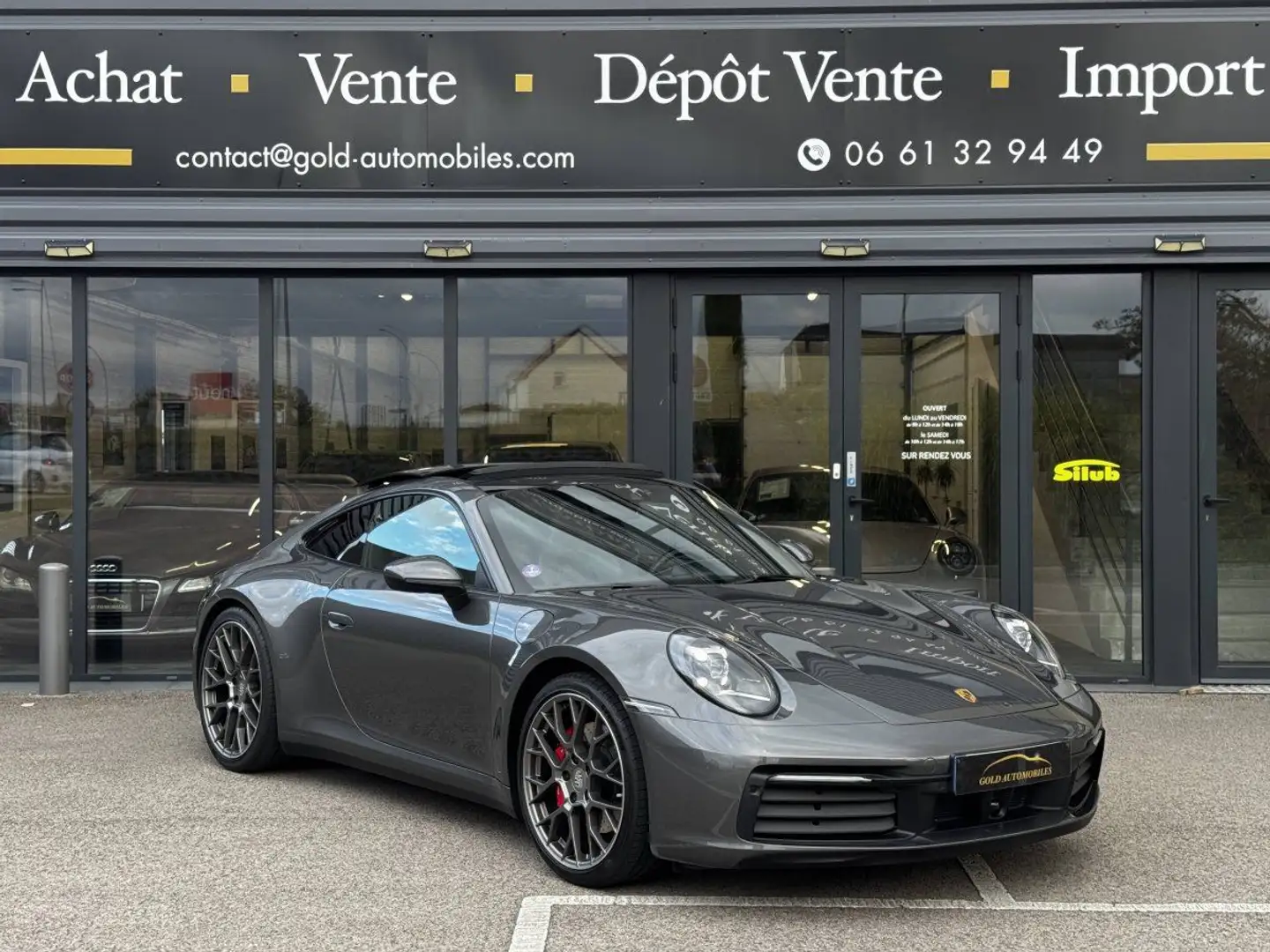 Porsche 992 VI (992) 3.0 450ch 4S PDK Grijs - 2
