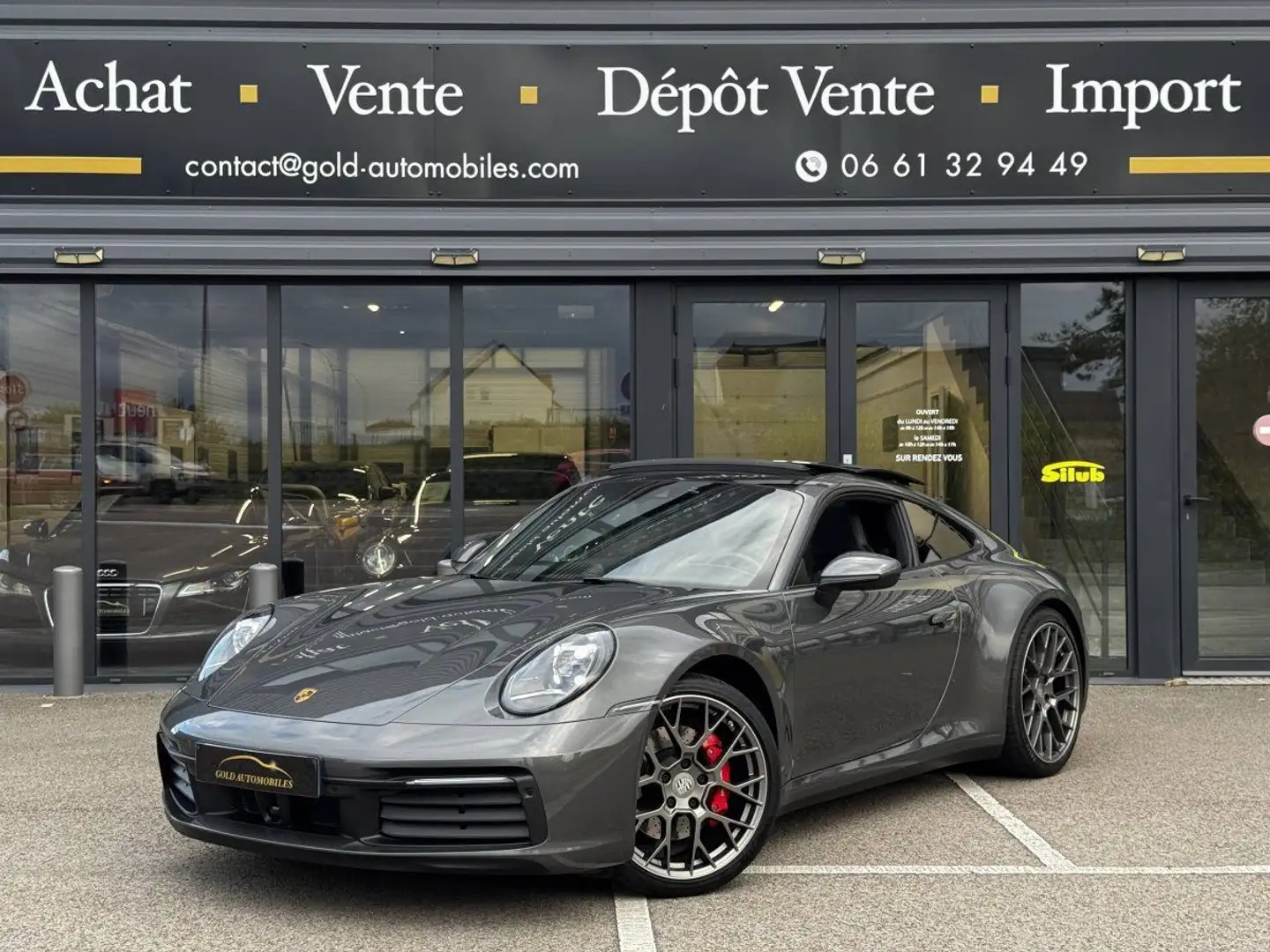 Porsche 992 VI (992) 3.0 450ch 4S PDK Grijs - 1