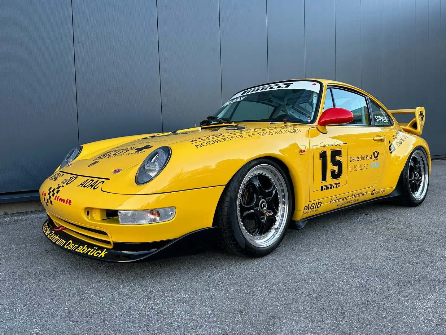 Porsche 993 CARRERA  3.8 RS CUP ex Frank Stippler Gelb - 1