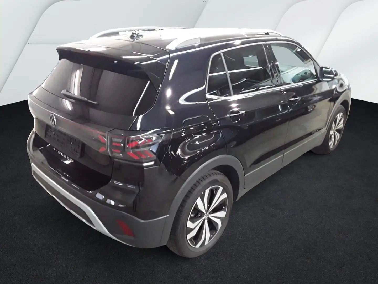 Volkswagen T-Cross 1.0 TSI DSG STYLE*IQ.LIGHT*NAVI*KLIMA*PD Schwarz - 2