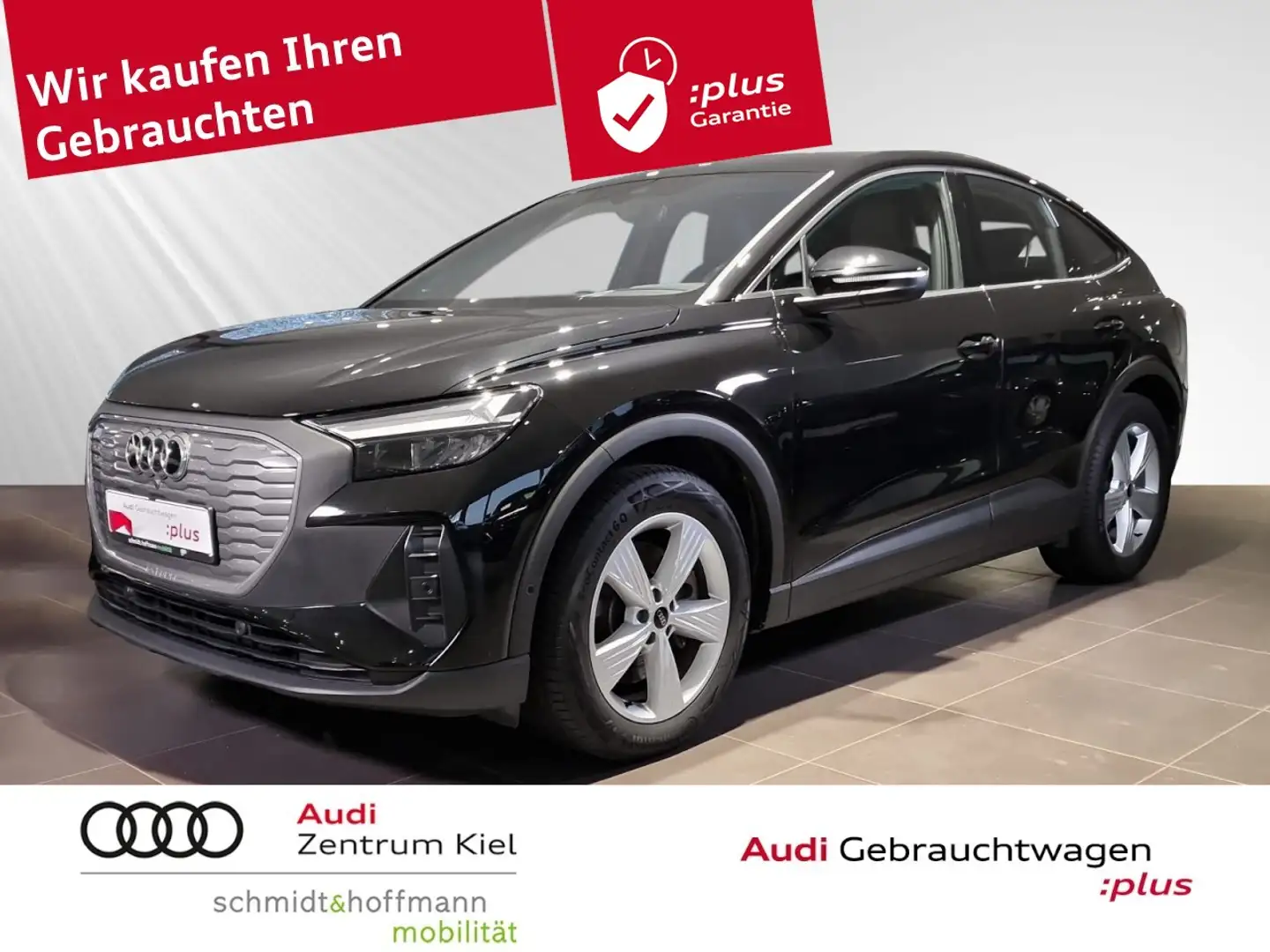 Audi Q4 e-tron 40 S-line Navi Pro ACC SONOS Klima Navi Schwarz - 1