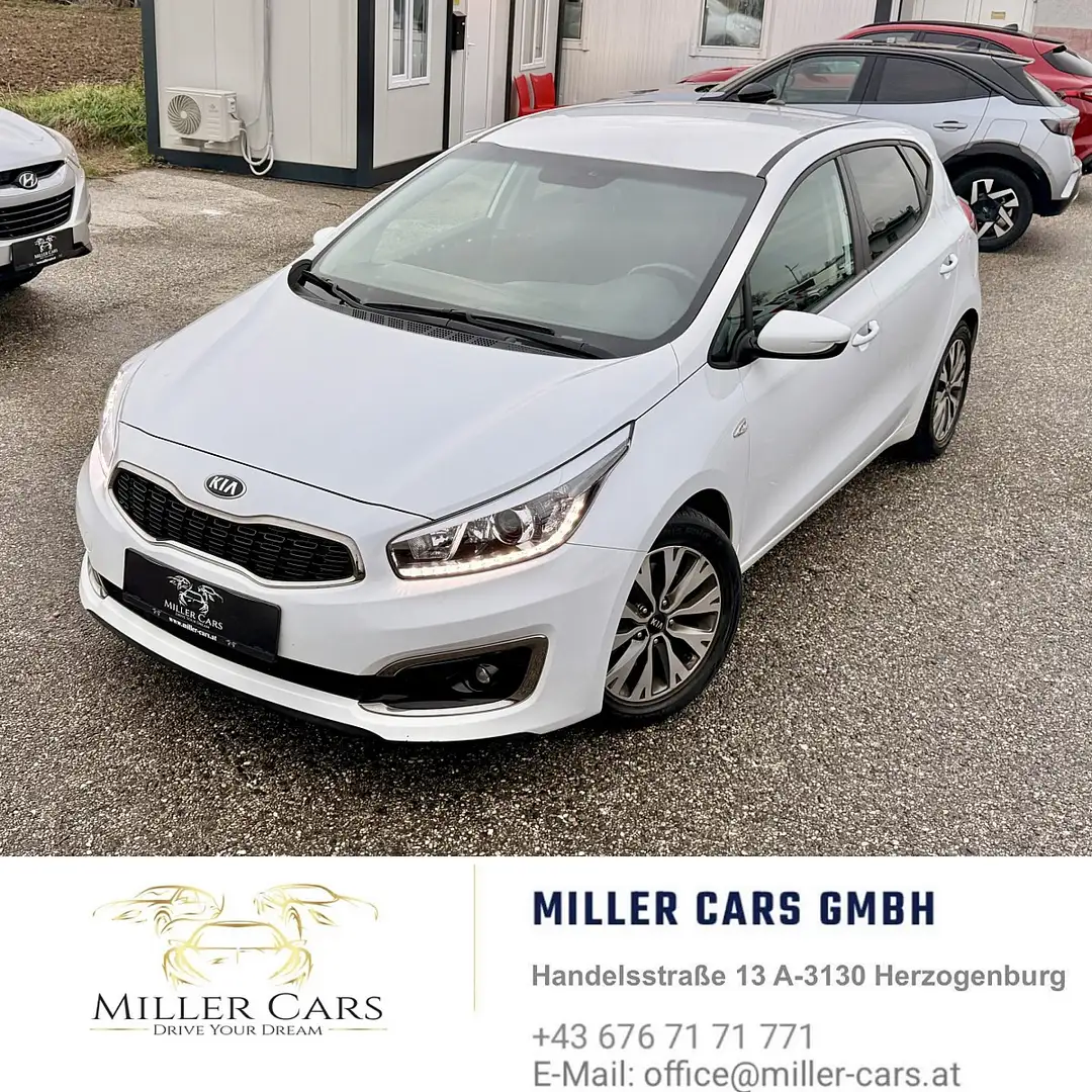 Kia Ceed / cee'd cee'd 1,6 CRDi Silber*12 Monate Garantie*Erstbe... Weiß - 2
