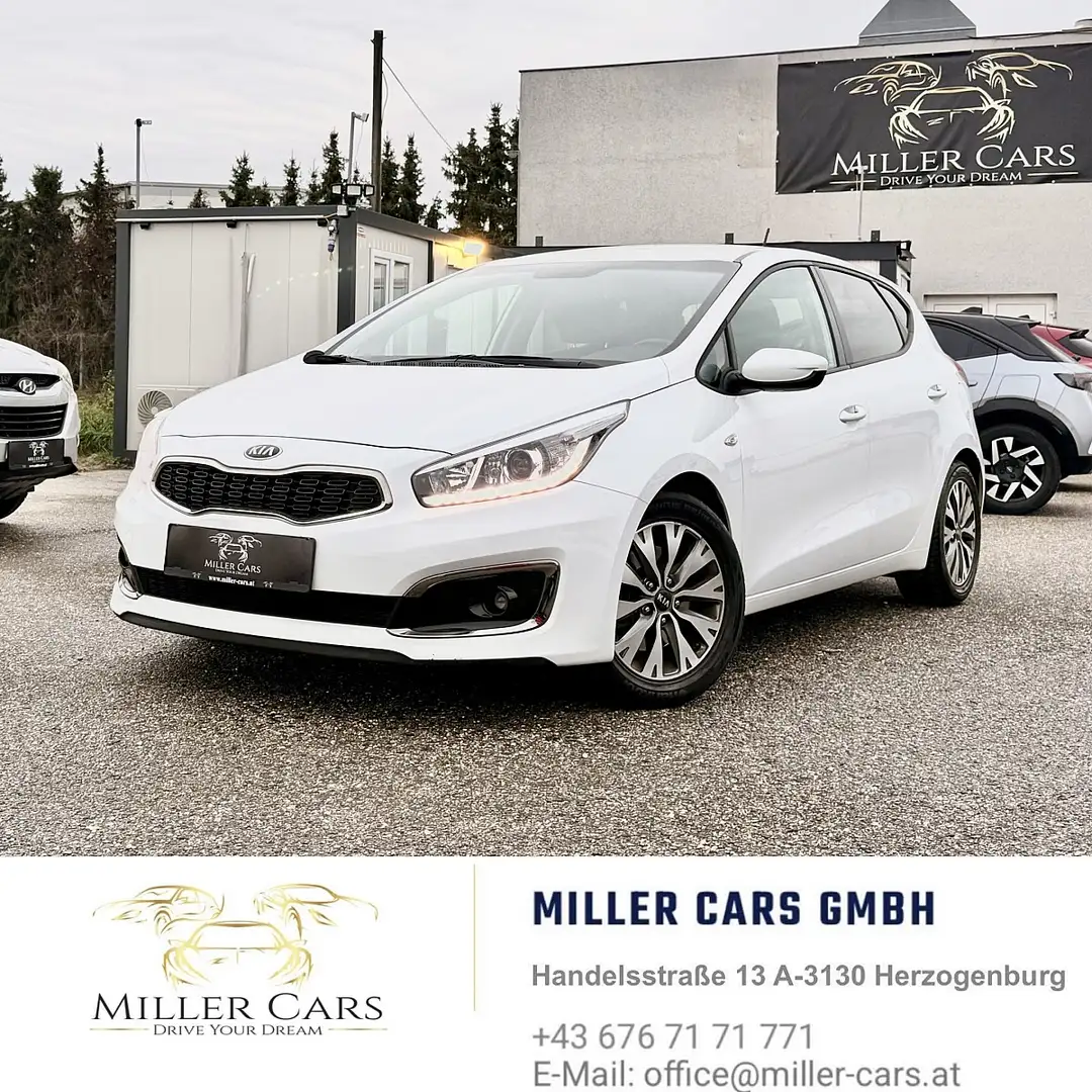 Kia Ceed / cee'd cee'd 1,6 CRDi Silber*12 Monate Garantie*Erstbe... Weiß - 1