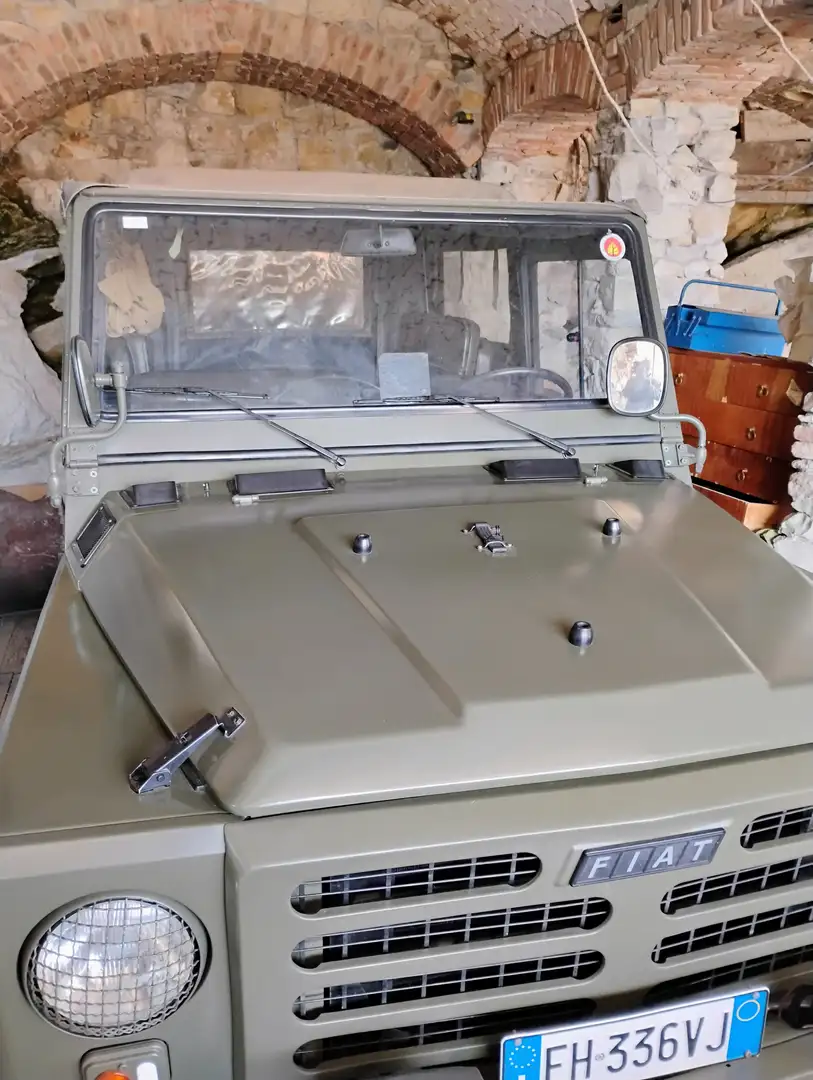 Fiat Campagnola AR76 benzina telonata Verde - 1