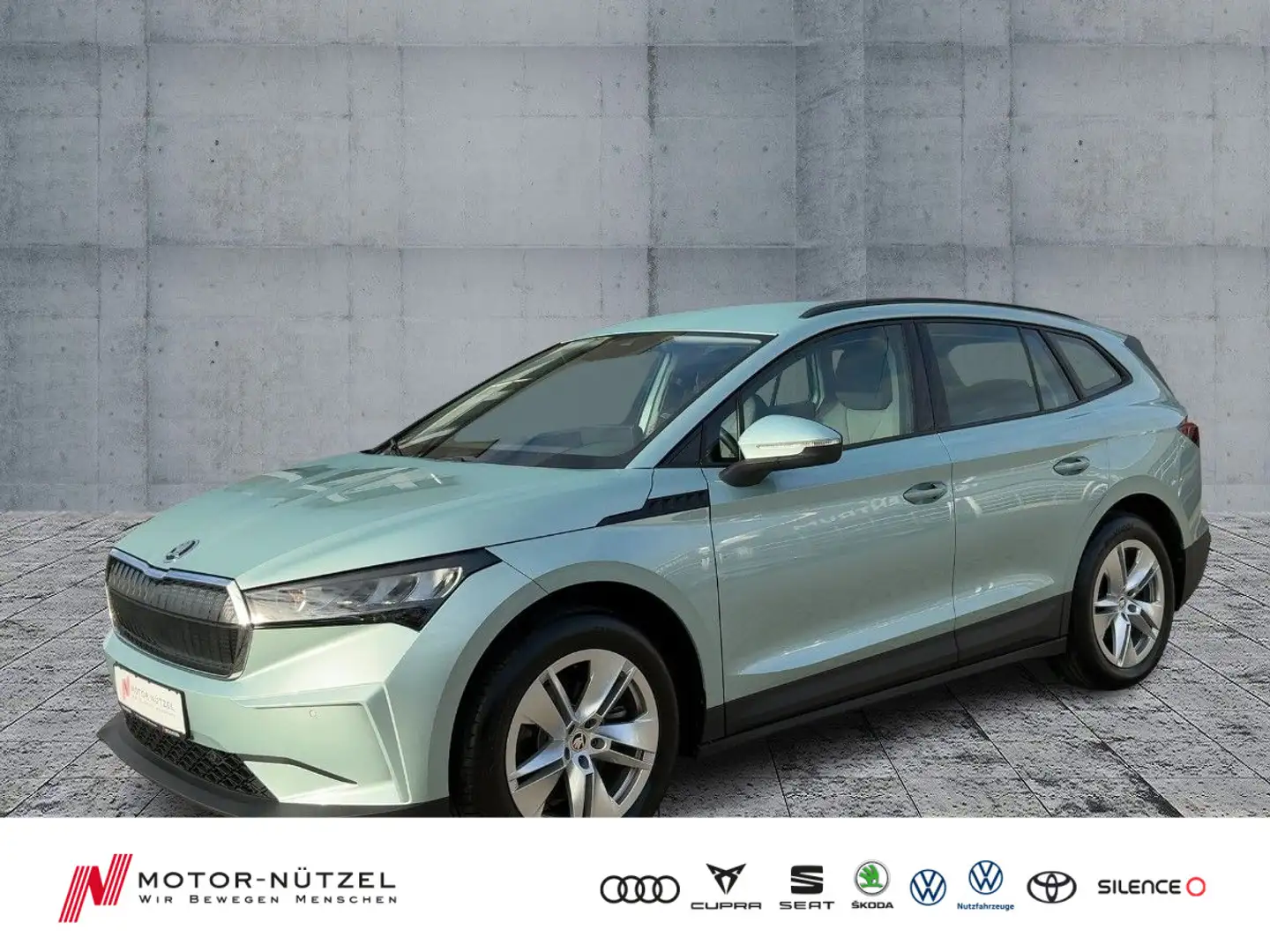 Skoda Enyaq iV 50 LOFT LED+NAVI+KAMERA+SHZ+TEMPOMAT Silber - 1