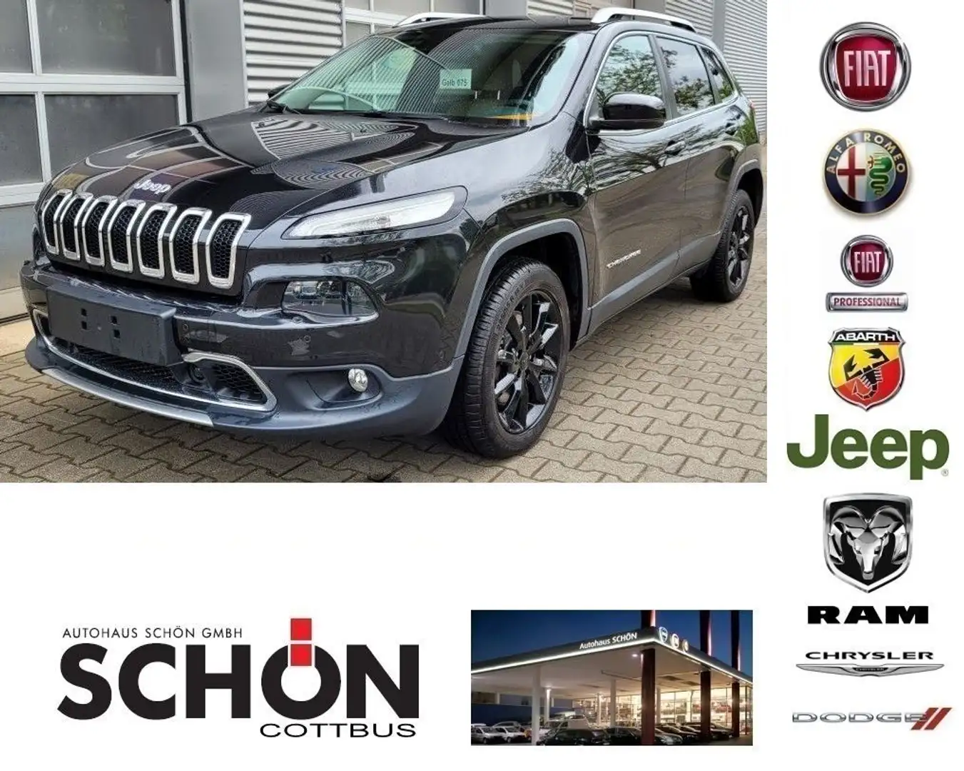 Jeep Cherokee Limited 4WD - AT Schwarz - 1