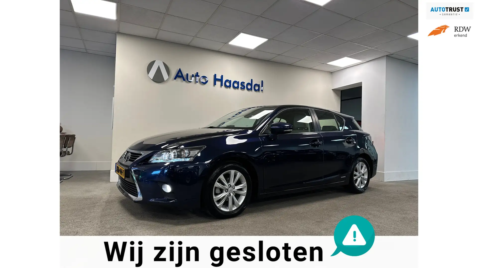 Lexus CT 200h Luxury Line|1e EIGENAAR|DEALER ONDERHOUDEN|LUXE UI Blauw - 1