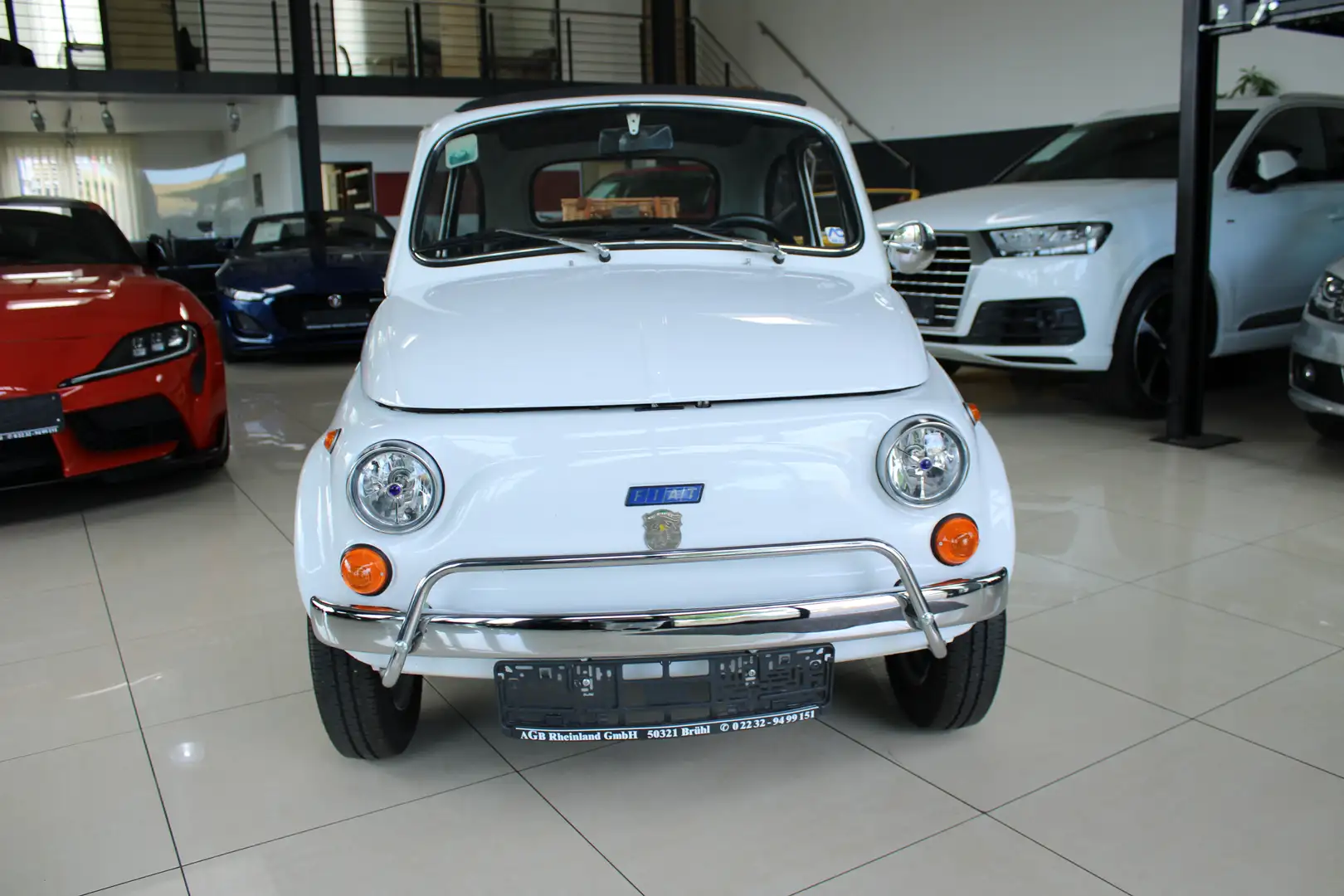 Fiat 500 L FALTDACH CABRIO OLDTIMER H-ZULASSUNG CHROMPAKET Weiß - 2