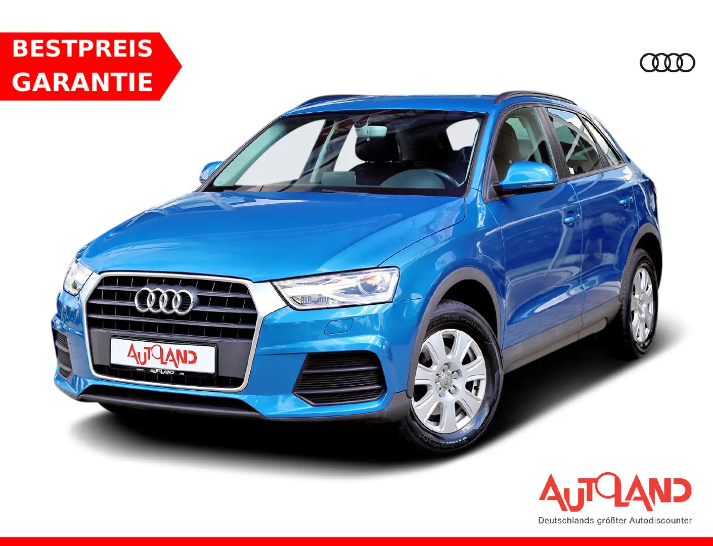 Audi Q3 1.4 TFSI Bi-Xenon Navi Tempomat AHK Keyless Blau - 1