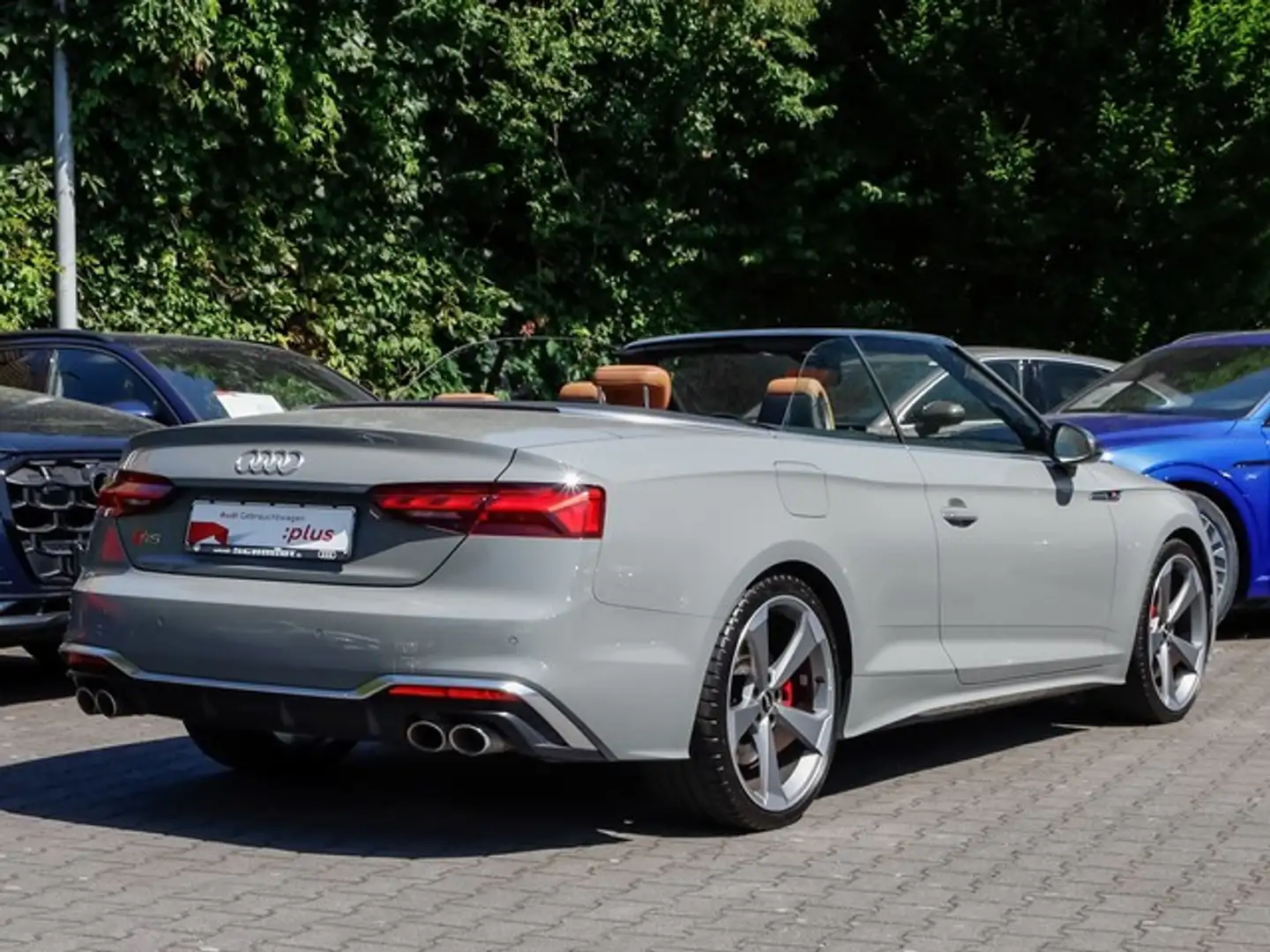 Audi S5 Cabrio TFSI quattro LM20 Laserl. Sport+ Navi+ ACC Gris - 2