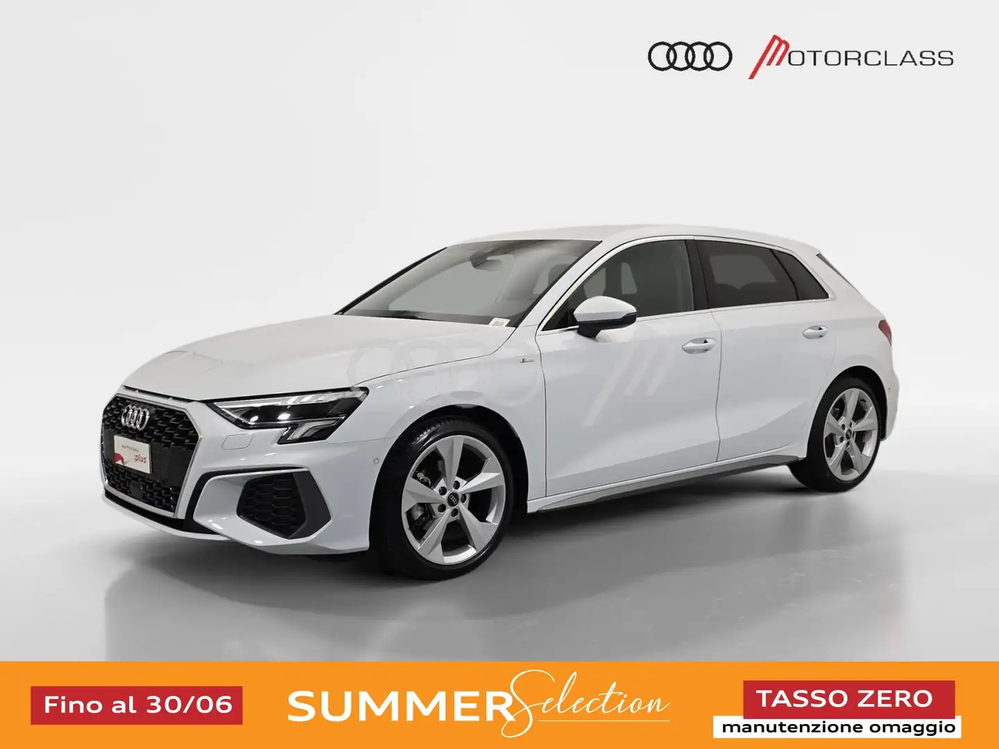 Audi A3 sportback 30 2.0 tdi s line edition s tronic Fehér - 1