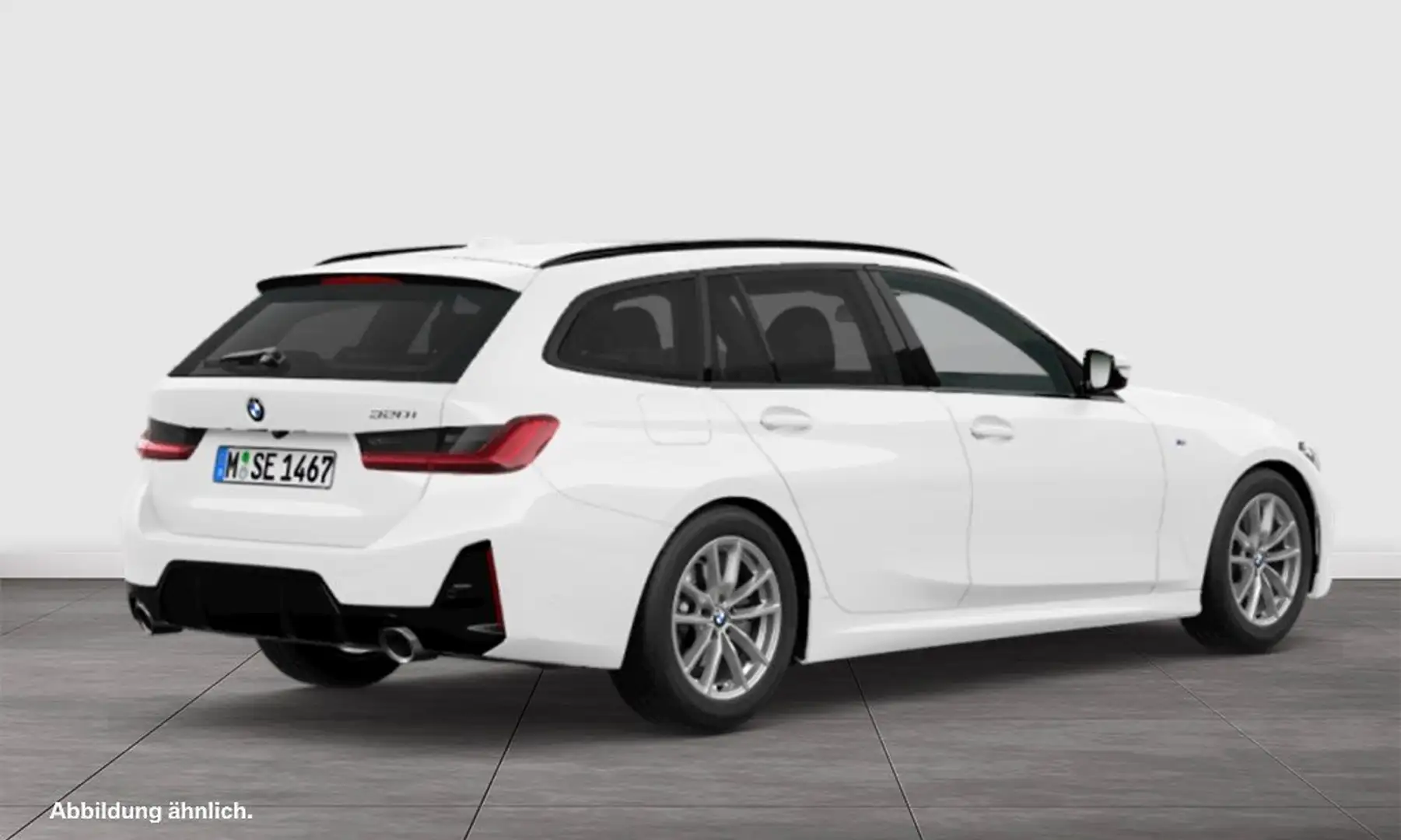 BMW 320 i Touring M Sport HUD PANO ACC RFK NAVI LED Weiß - 2