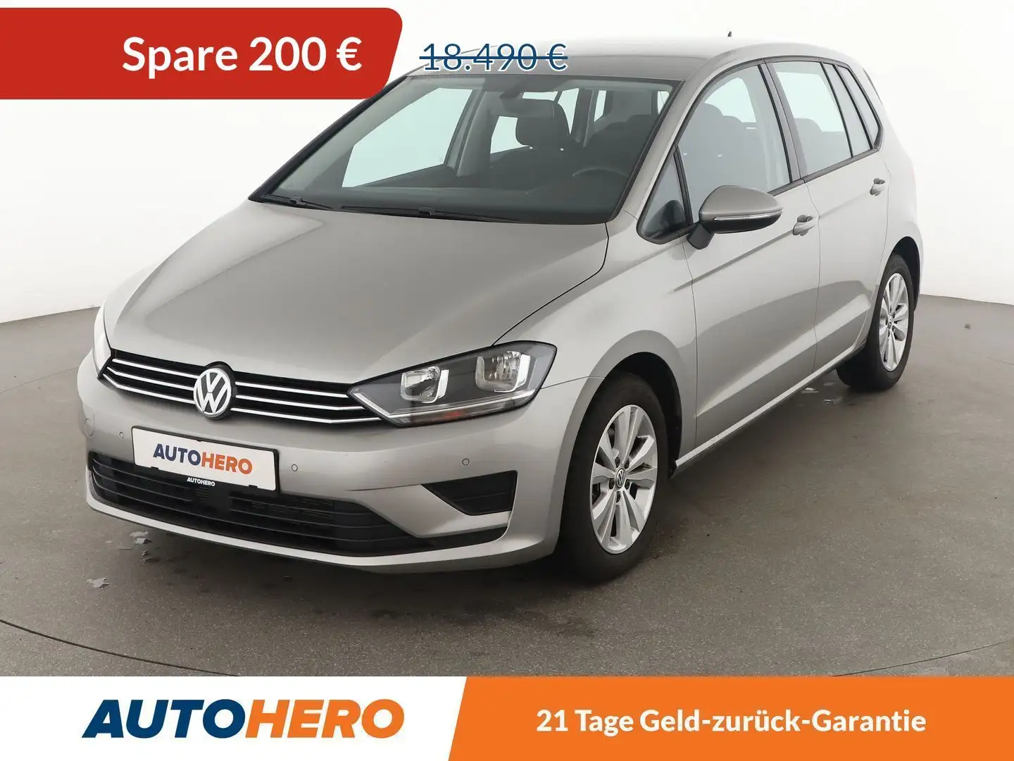 Volkswagen Golf Sportsvan 1.4 TSI Comfortline BMT Aut.*PDC*KLIMA*WENIG-KM* Silber - 1