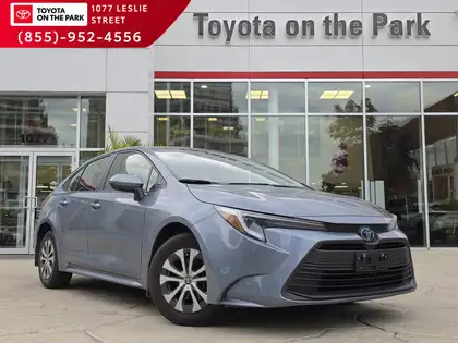Silver 2025 Toyota Corolla Hybrid Sedan Front-Wheel Drive Automatic