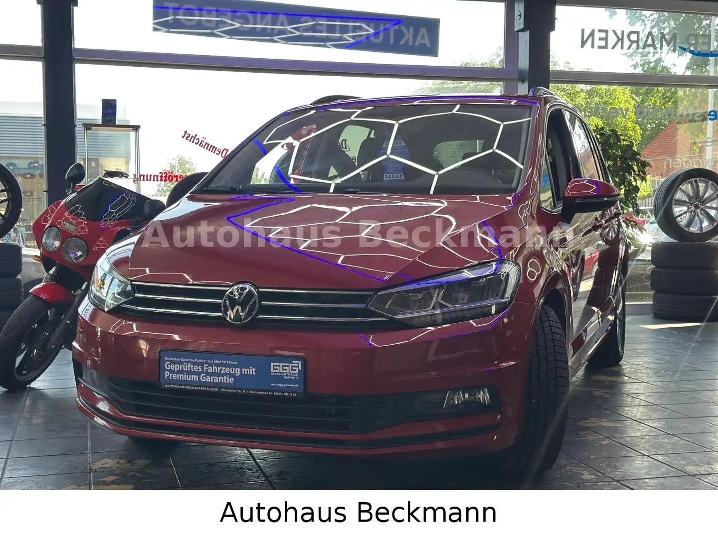 Volkswagen Touran Highline BMT/Start-Stopp*HU/AU*7SITZER Rot - 2