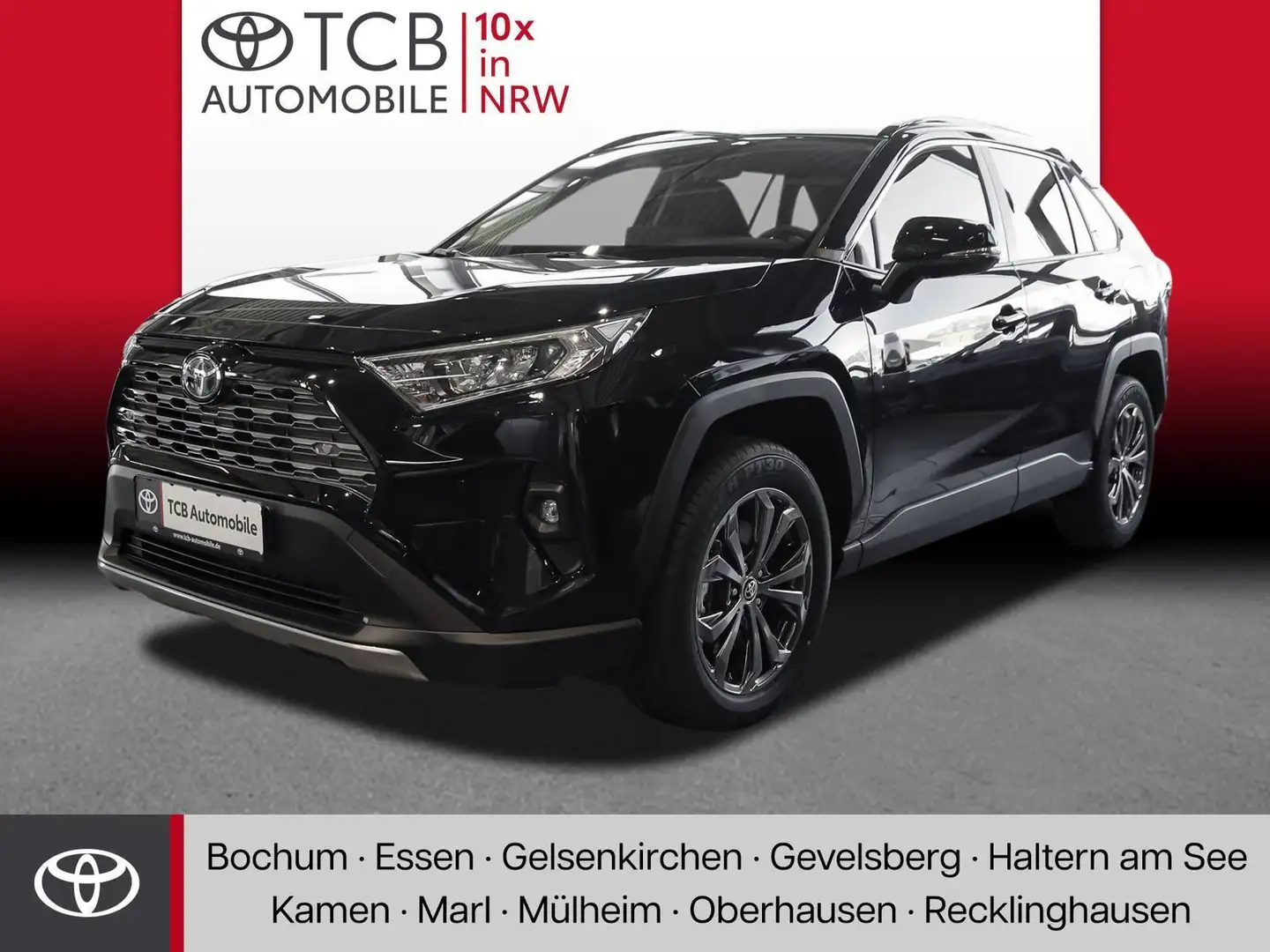 Toyota RAV 4 2.5 Hybrid Team D 4x2 SHZ PDC KLIMA ZV Schwarz - 1