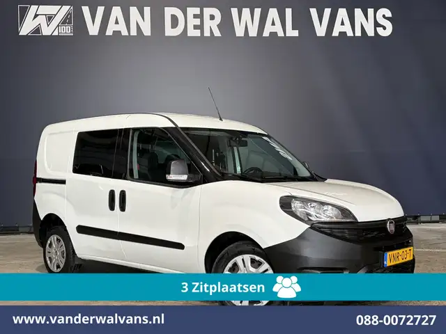Fiat Doblo Cargo 1.6 MJ 90pk L1H1 Euro6 Airco | 3-Zits | Navi