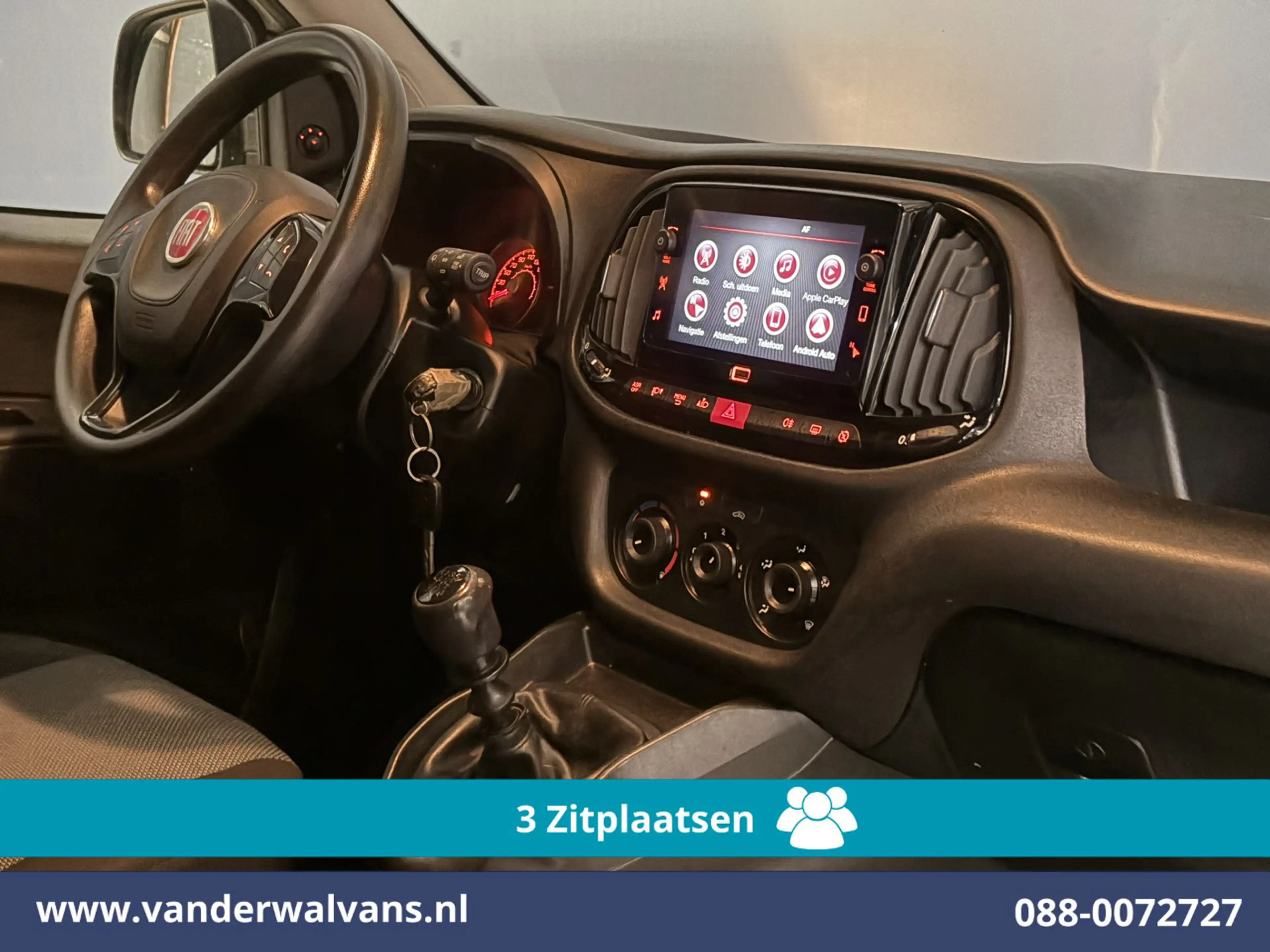 Fiat Doblo Cargo 1.6 MJ 90pk L1H1 Euro6 Airco | 3-Zits | Navi — photo 14