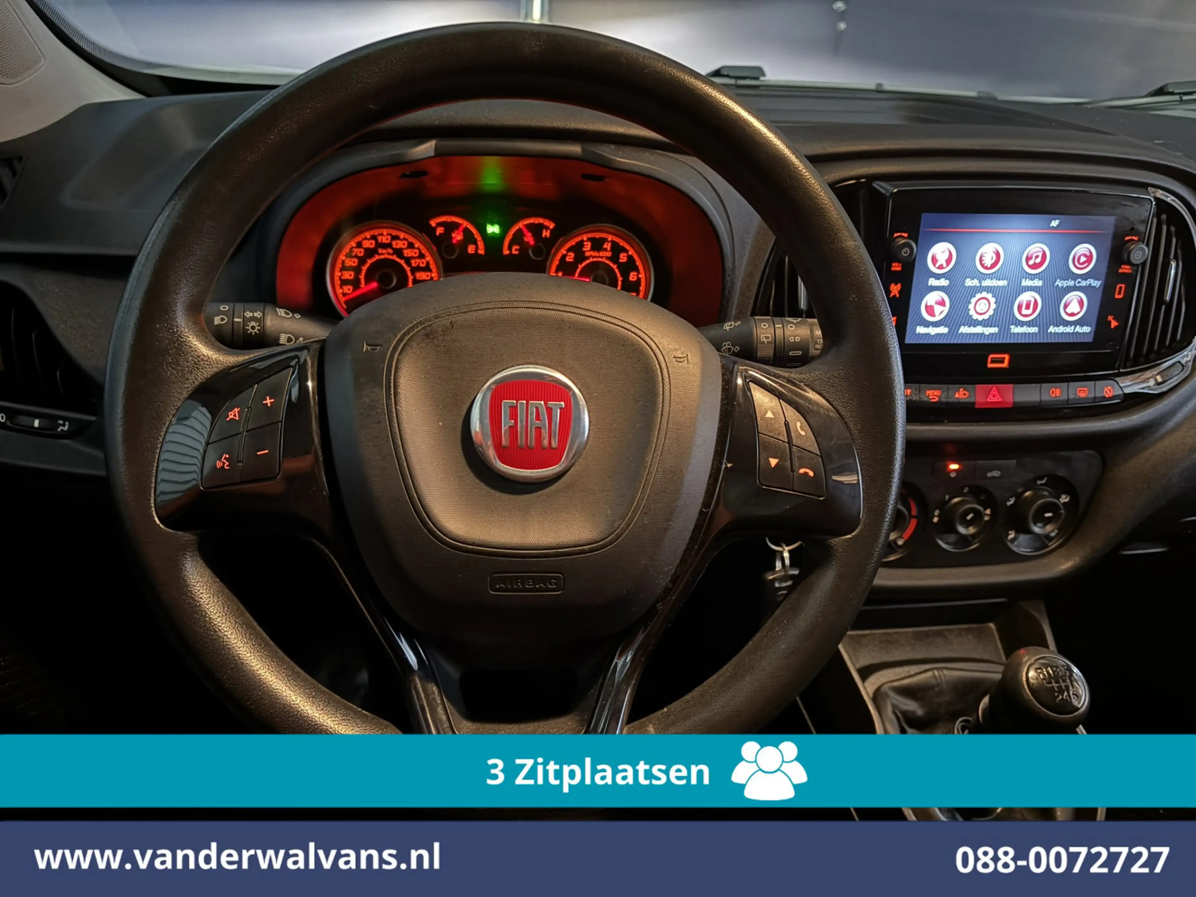 Fiat Doblo Cargo 1.6 MJ 90pk L1H1 Euro6 Airco | 3-Zits | Navi — photo 16