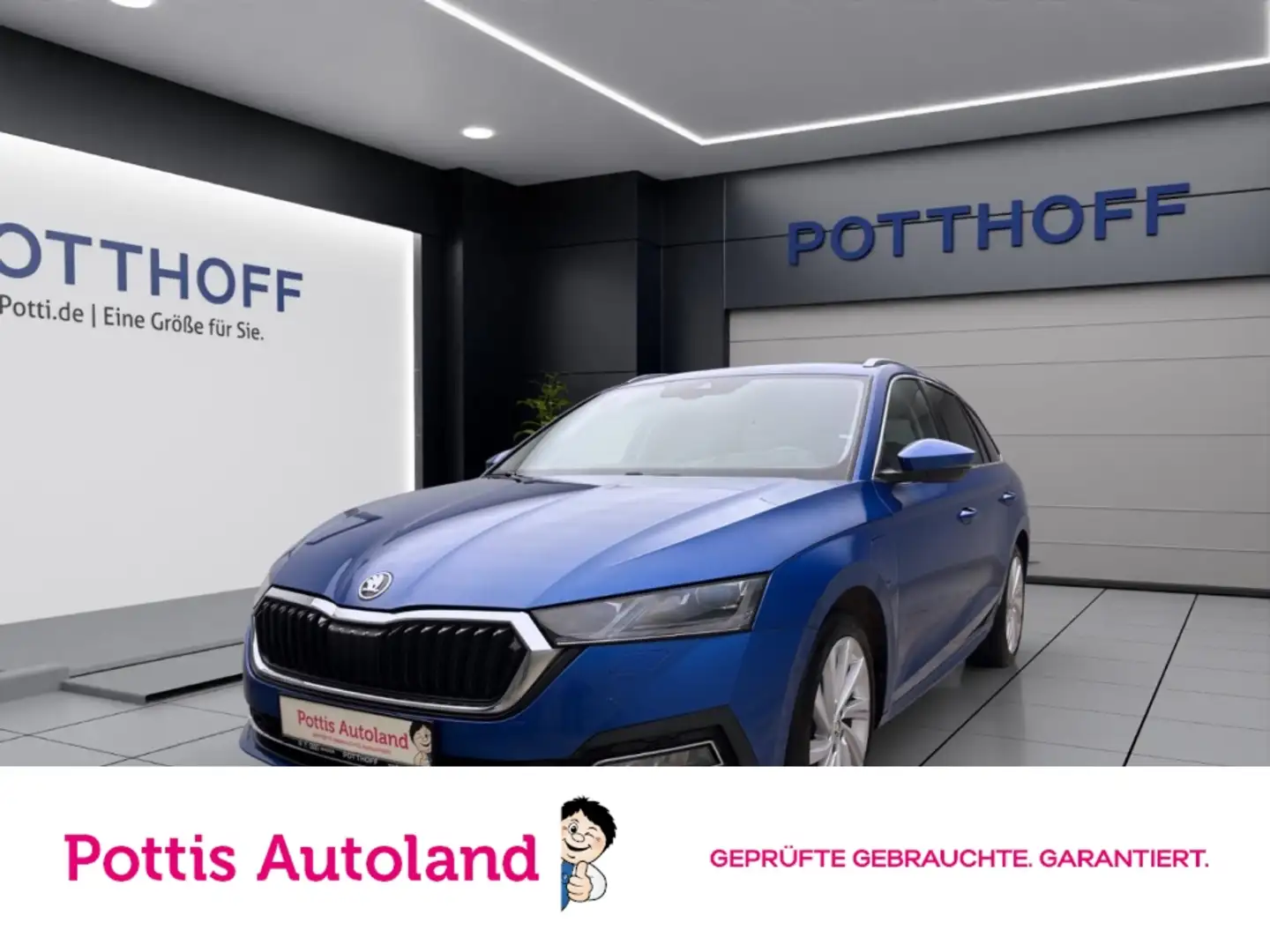 Skoda Octavia Combi iV 1.4 TSI DSG STYLE STDHZG NAVI MATRIX Blau - 1