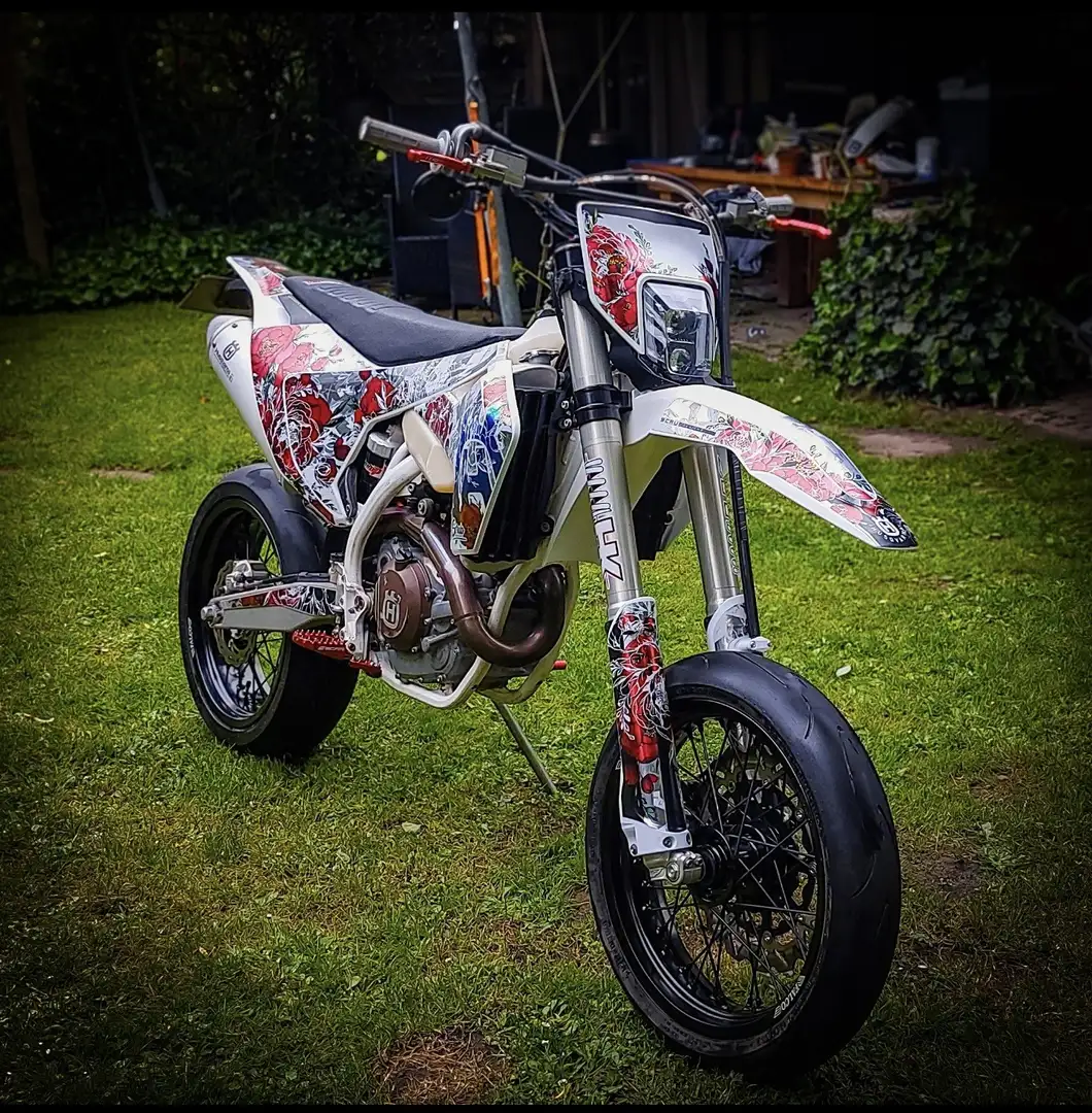 Husqvarna FE 501 enduro / supermoto Biały - 1