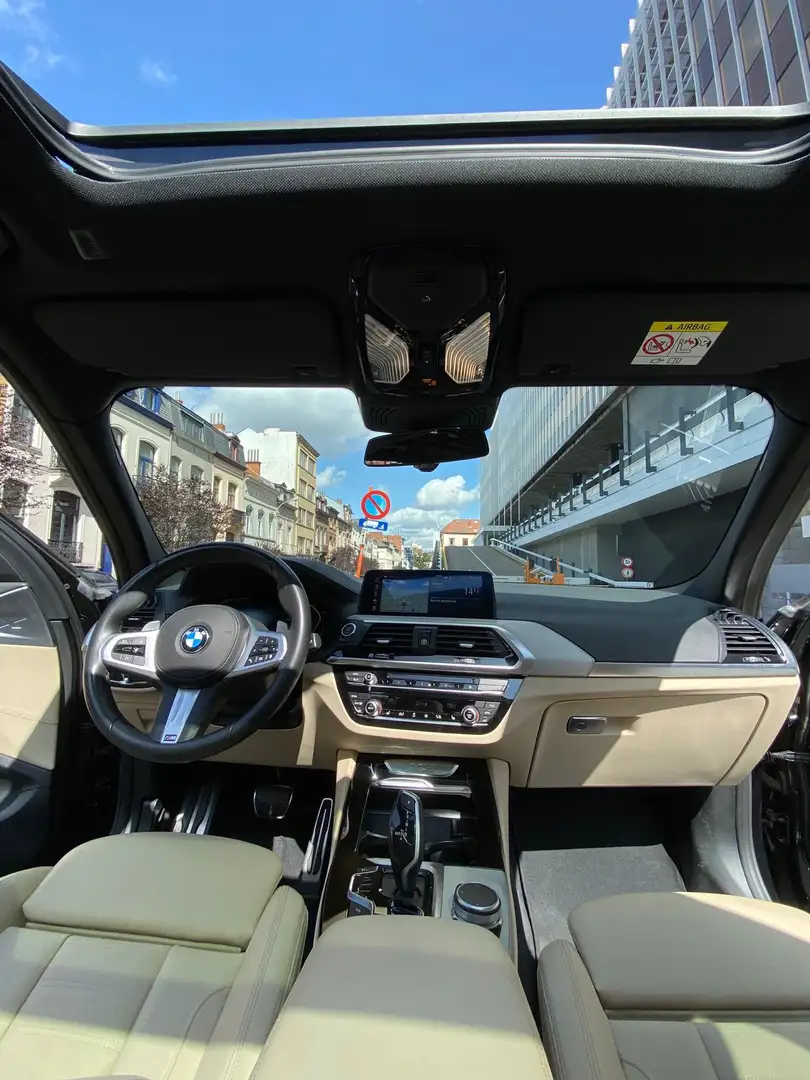 BMW X3 sDrive 18dA Zwart - 2