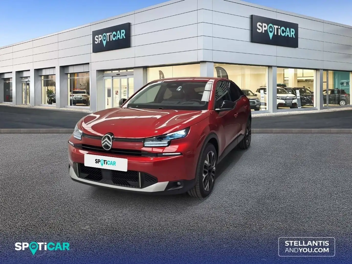 Citroen C4 Hybrid 136 e-DCS6 Max Rojo - 1
