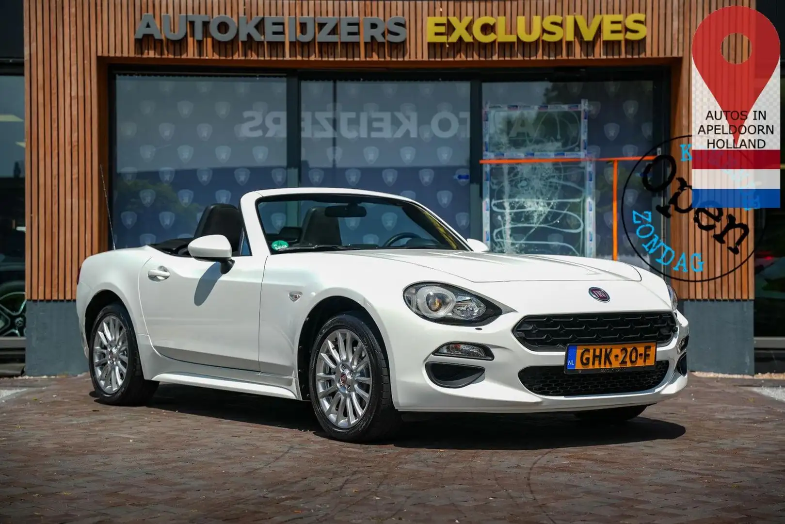Fiat 124 Spider 1.4 MultiAir Turbo klima Cruise Audio Weiß - 1