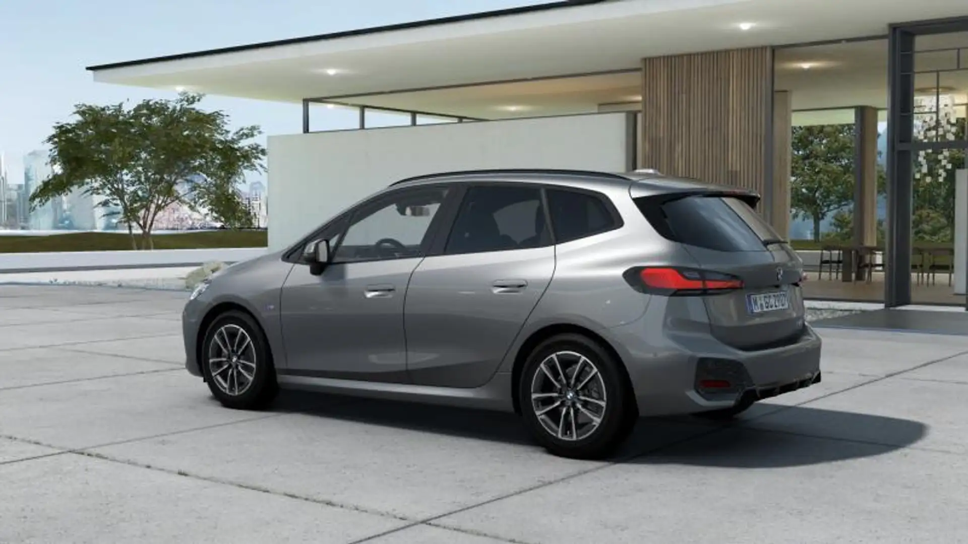 BMW 220 i Active Tourer mhev 48V Msport auto Grigio - 2