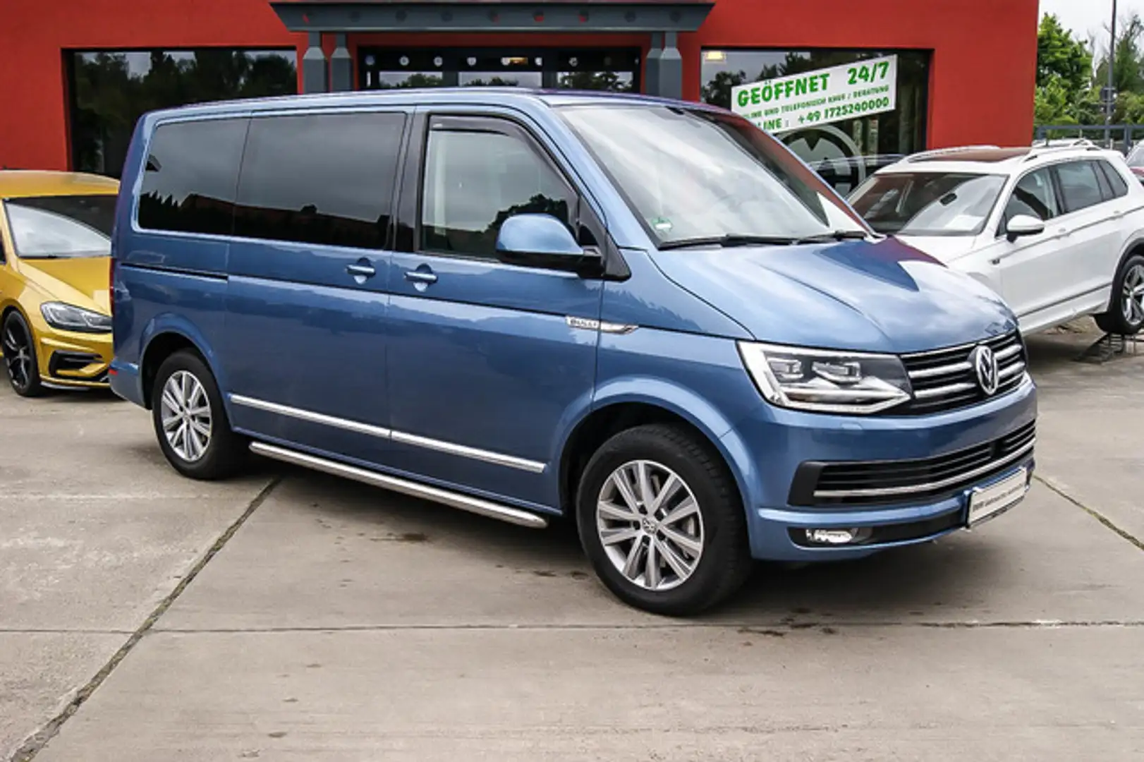 Volkswagen T6 Multivan 2.0 TDI DSG Highline LEDER NAVI ACC Blau - 2