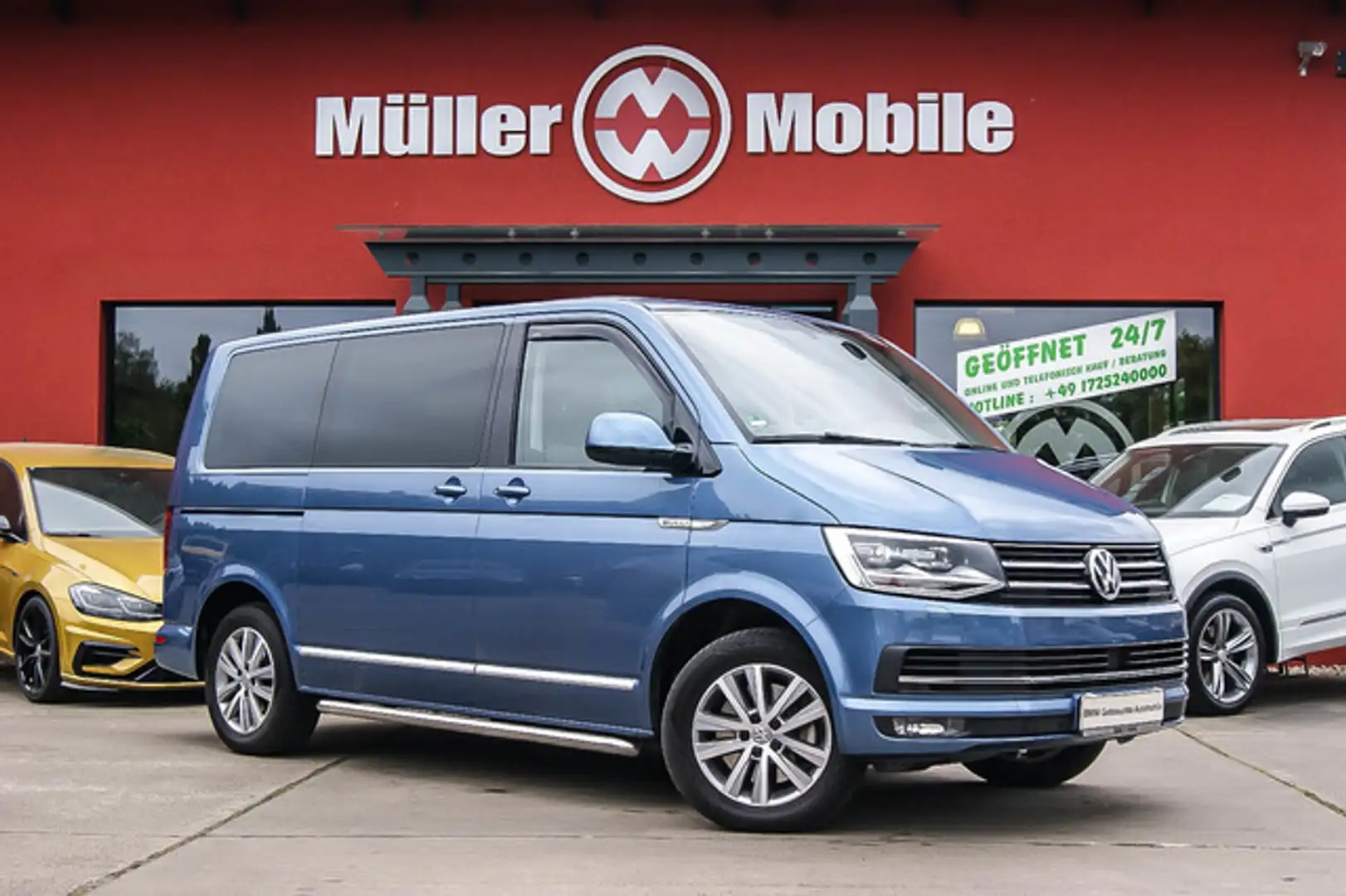 Volkswagen T6 Multivan 2.0 TDI DSG Highline LEDER NAVI ACC Blau - 1