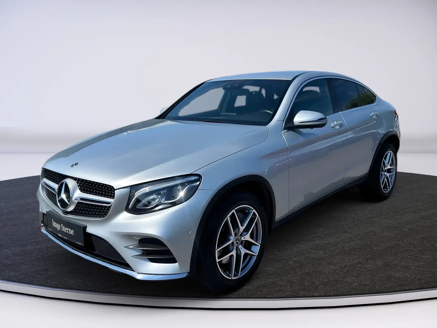 Mercedes-Benz GLC 250 d 4M Coupé Silber - 2