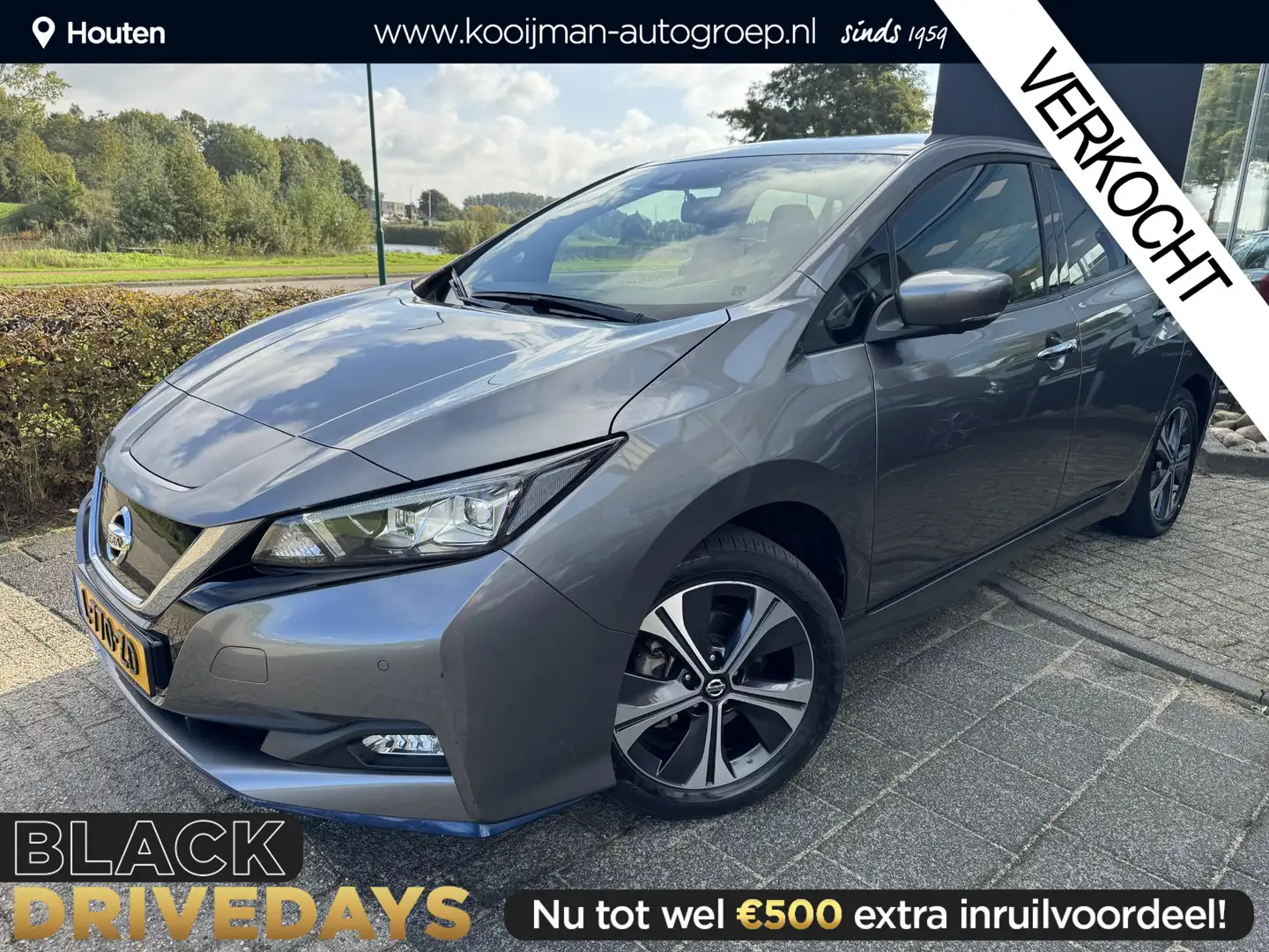Nissan Leaf e+ N-Connecta 62 kWh , Dealeronderhouden, Warmtepo Gris - 1