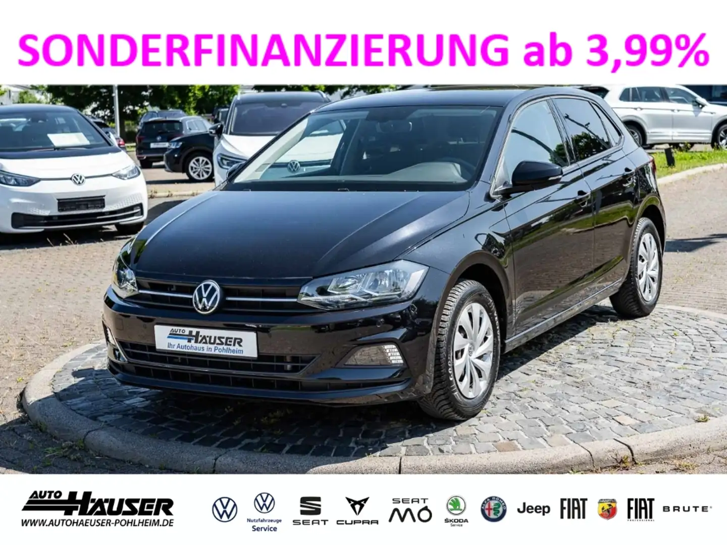 Volkswagen Polo Comfortline 1.0 TSI DSG NAVI APP-CONNECT PDC SITZH Noir - 1
