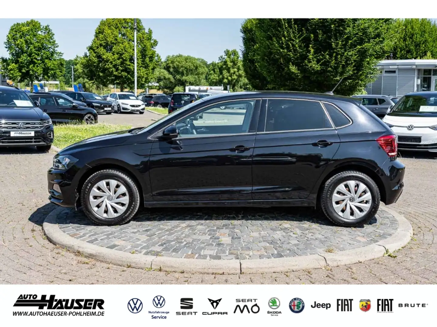 Volkswagen Polo Comfortline 1.0 TSI DSG NAVI APP-CONNECT PDC SITZH Noir - 2
