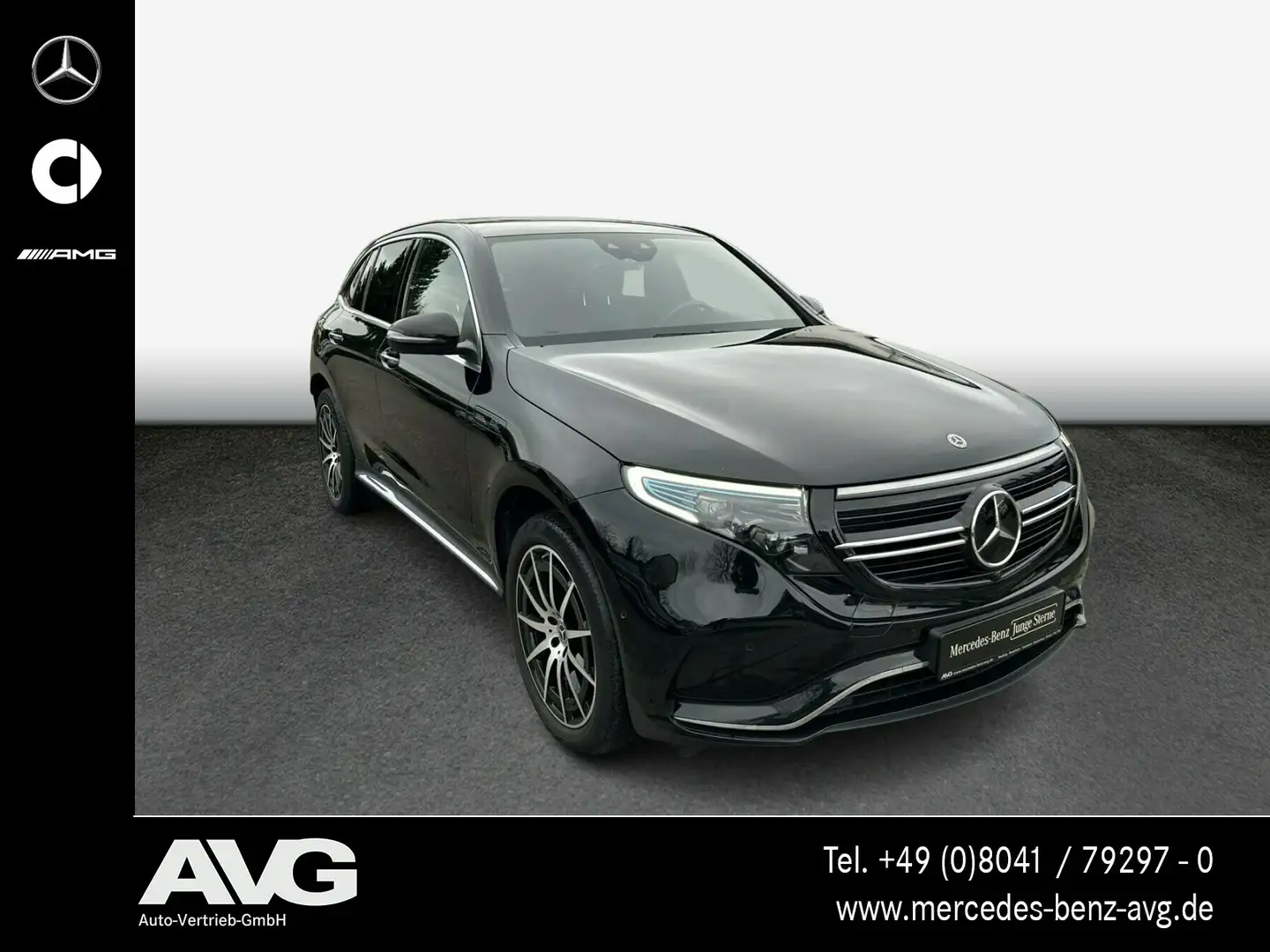 Mercedes-Benz EQC 400 EQC 400 4MATIC AMG Line SHD/FAHRAS. PA. Navi/Klima Noir - 2