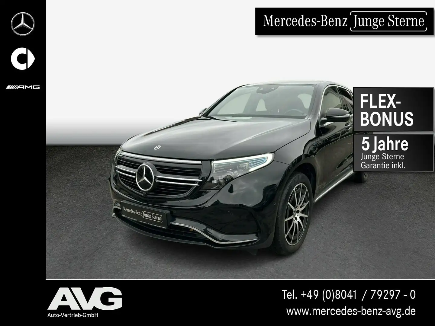 Mercedes-Benz EQC 400 EQC 400 4MATIC AMG Line SHD/FAHRAS. PA. Navi/Klima Noir - 1