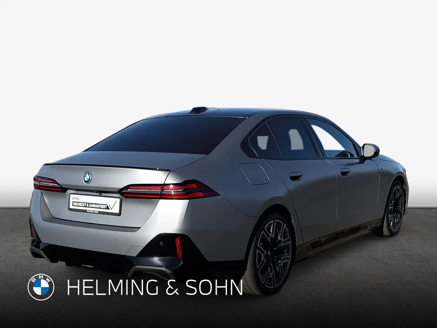 BMW i5 eDrive40 M-Sport LED HK HiFi DAB AHK Pano Komfortz Gris - 2