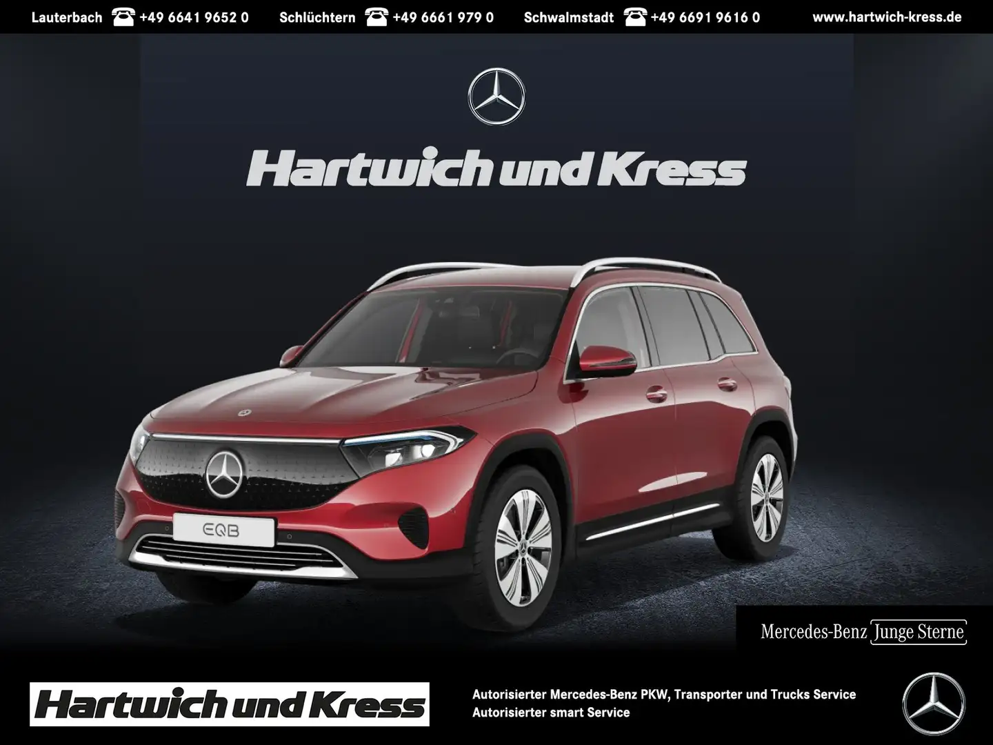 Mercedes-Benz EQB 300 EQB 300 4Matic Progressive+Kamera+LED+Totwinkel+ Roşu - 1