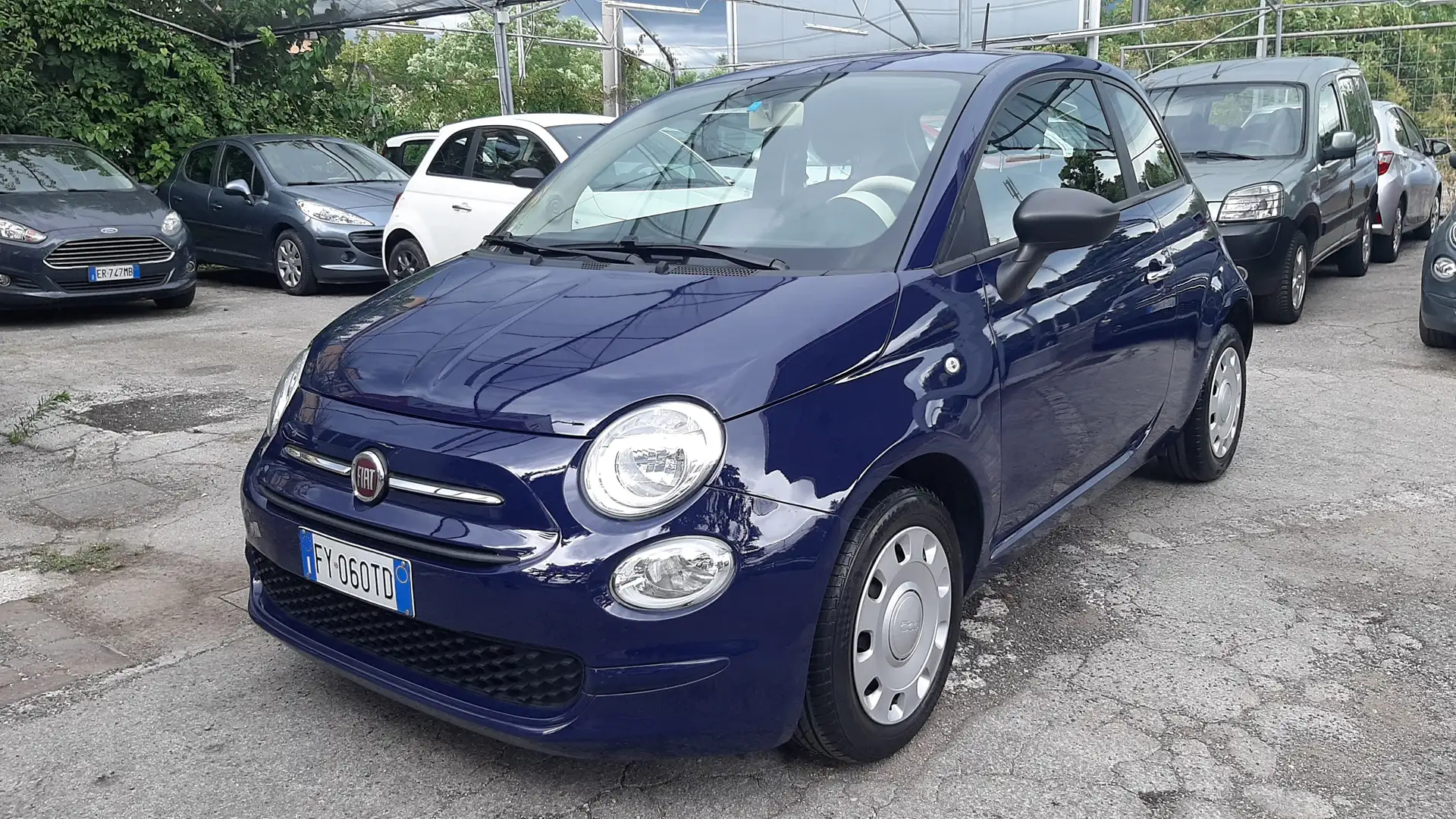 Fiat 500 1.2 Pop 69cv Blauw - 1
